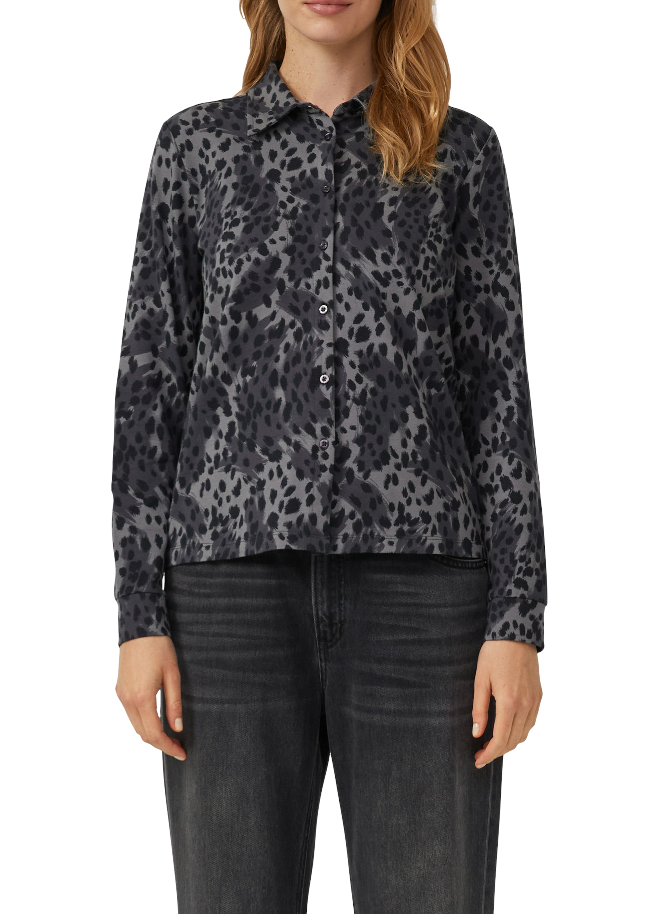Image of s.Oliver Hemdbluse mit All-Over Print