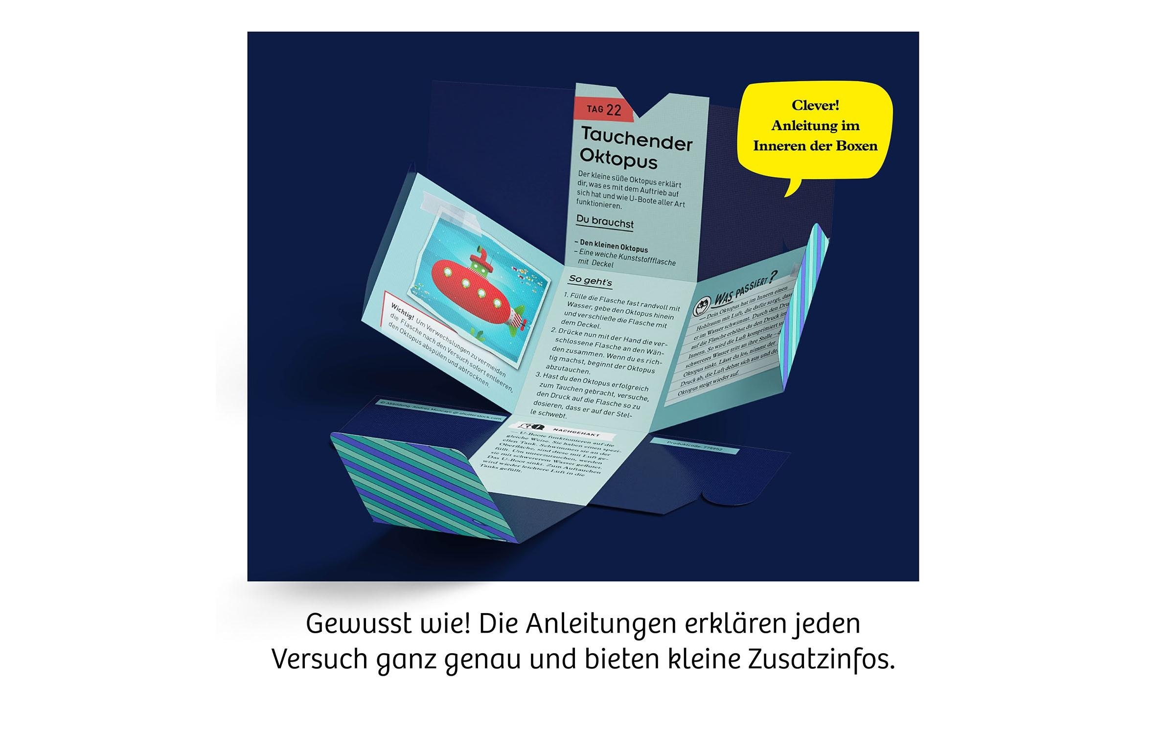 Kosmos Spielzeug-Adventskalender »Die schönsten Experimente zur Weihnachtszeit«, ab 8 Jahren