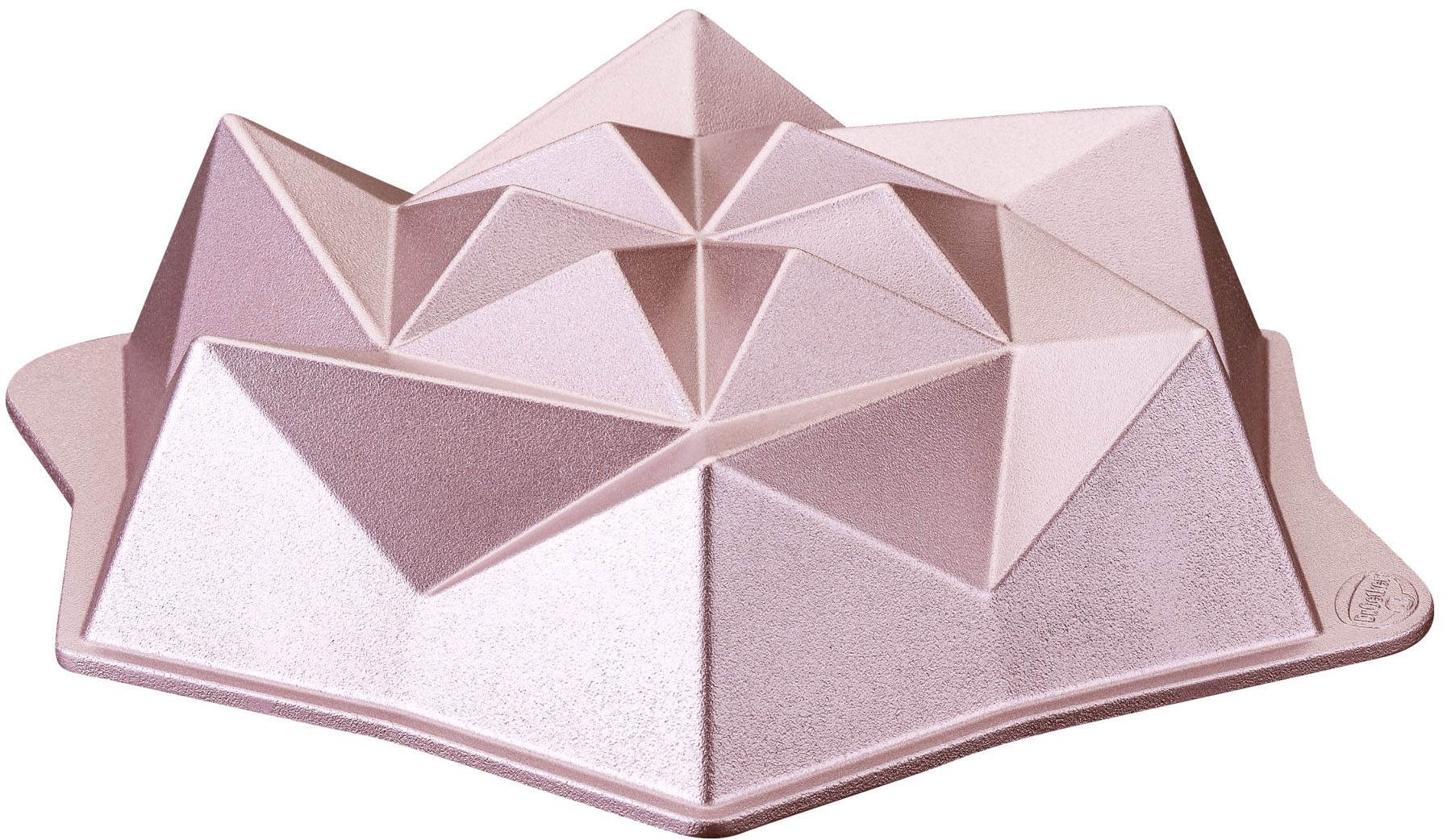 Dr. Oetker Küchenhelfer Backform »Origami« Rundform Origami – Gugelhupfform, Backform aus Aluminiumguss, +230 °C