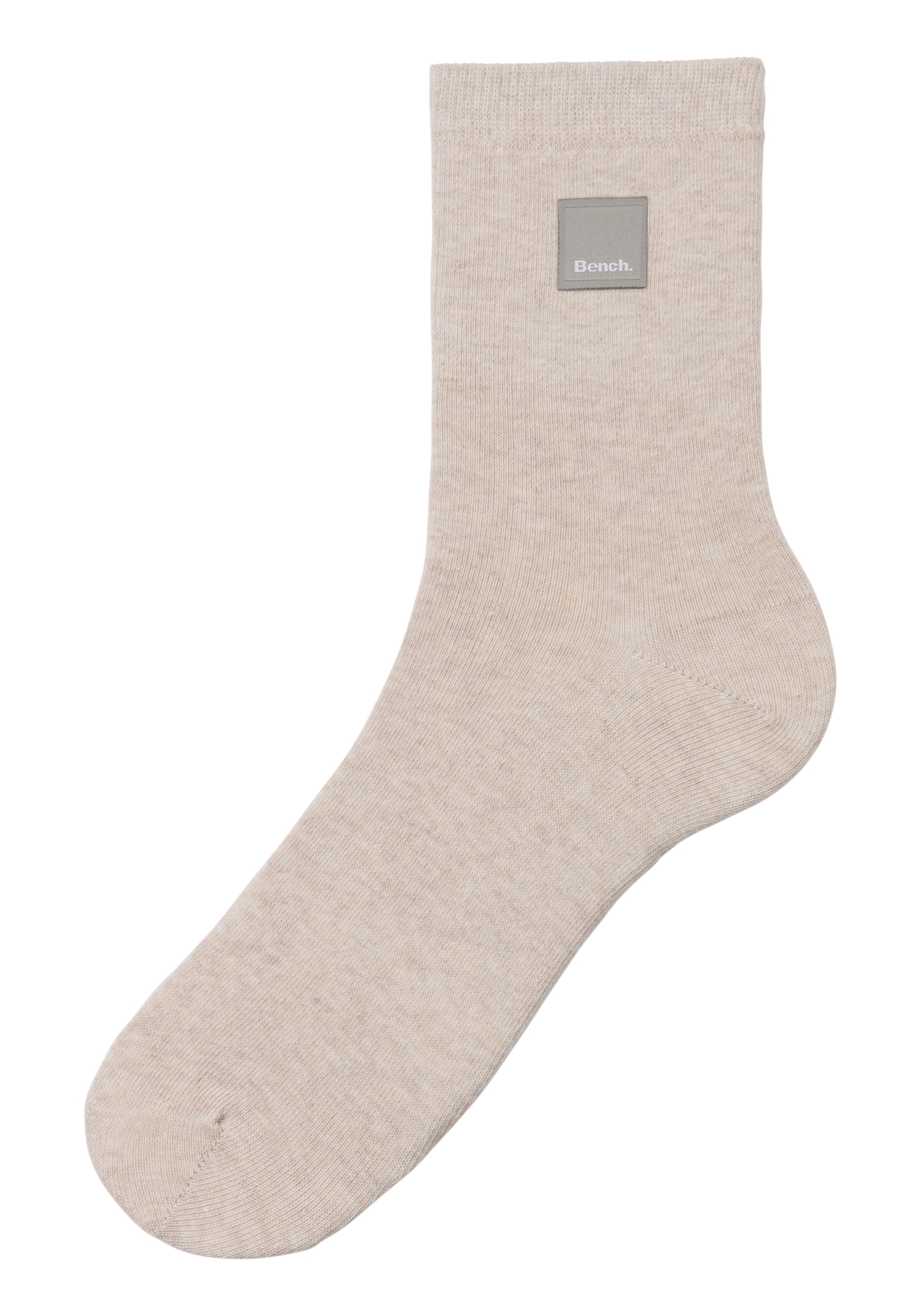 Bench. Basicsocken, (Packung, 4 Paar), mit Weblabel