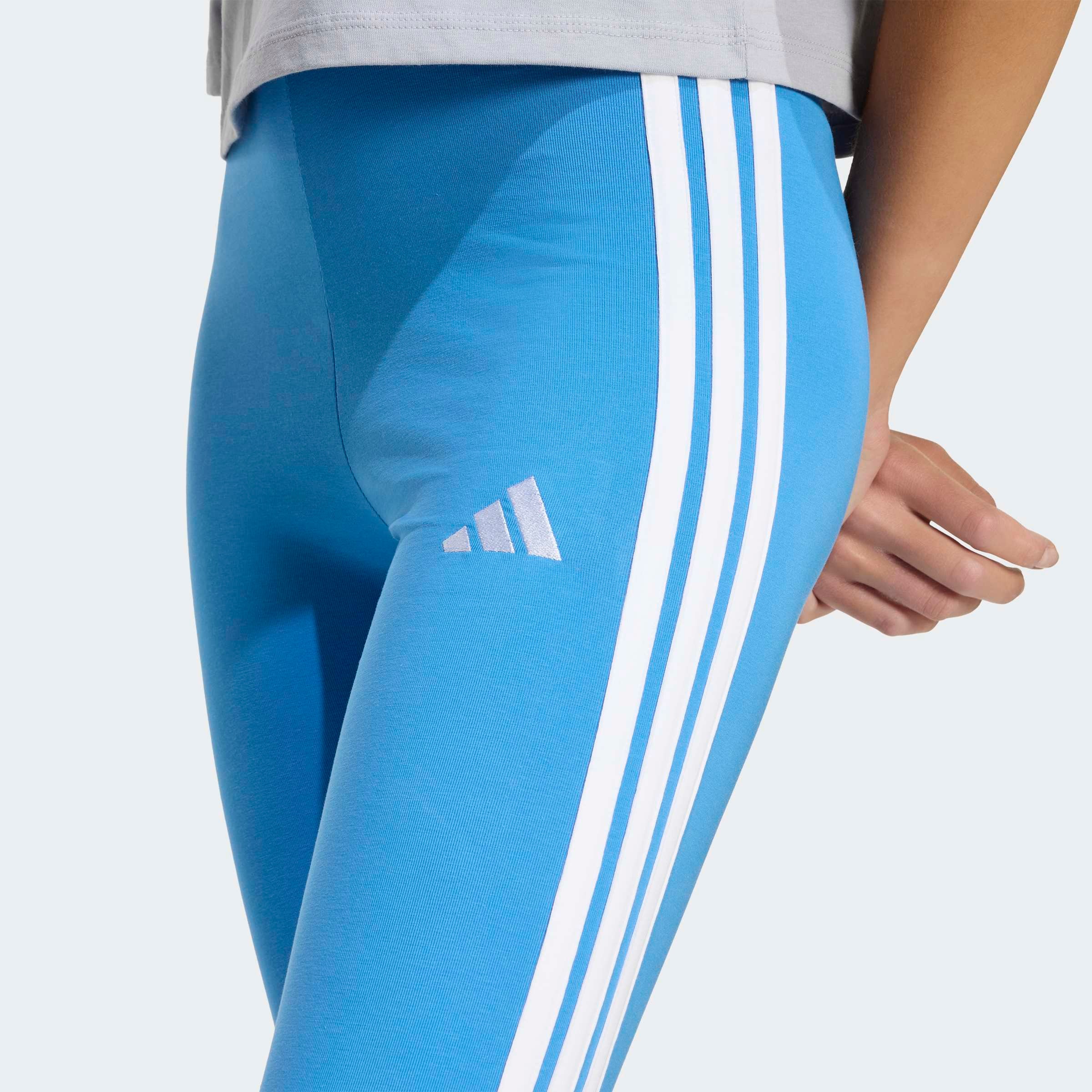 adidas Sportswear Caleçon d'entraînement »ESSENTIALS 3-STREIFEN COTTON«  sportlicher Look mit 3-Streifen, aus Baumwolle und Elasthan