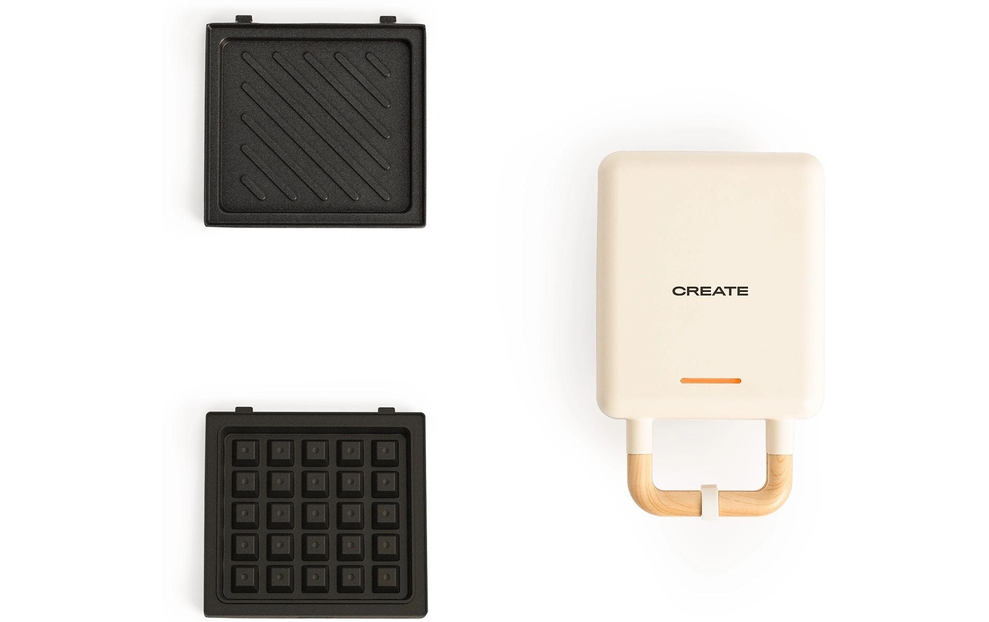 Waffeleisen »Create Stone 2 in 1 Compact«, 800 W