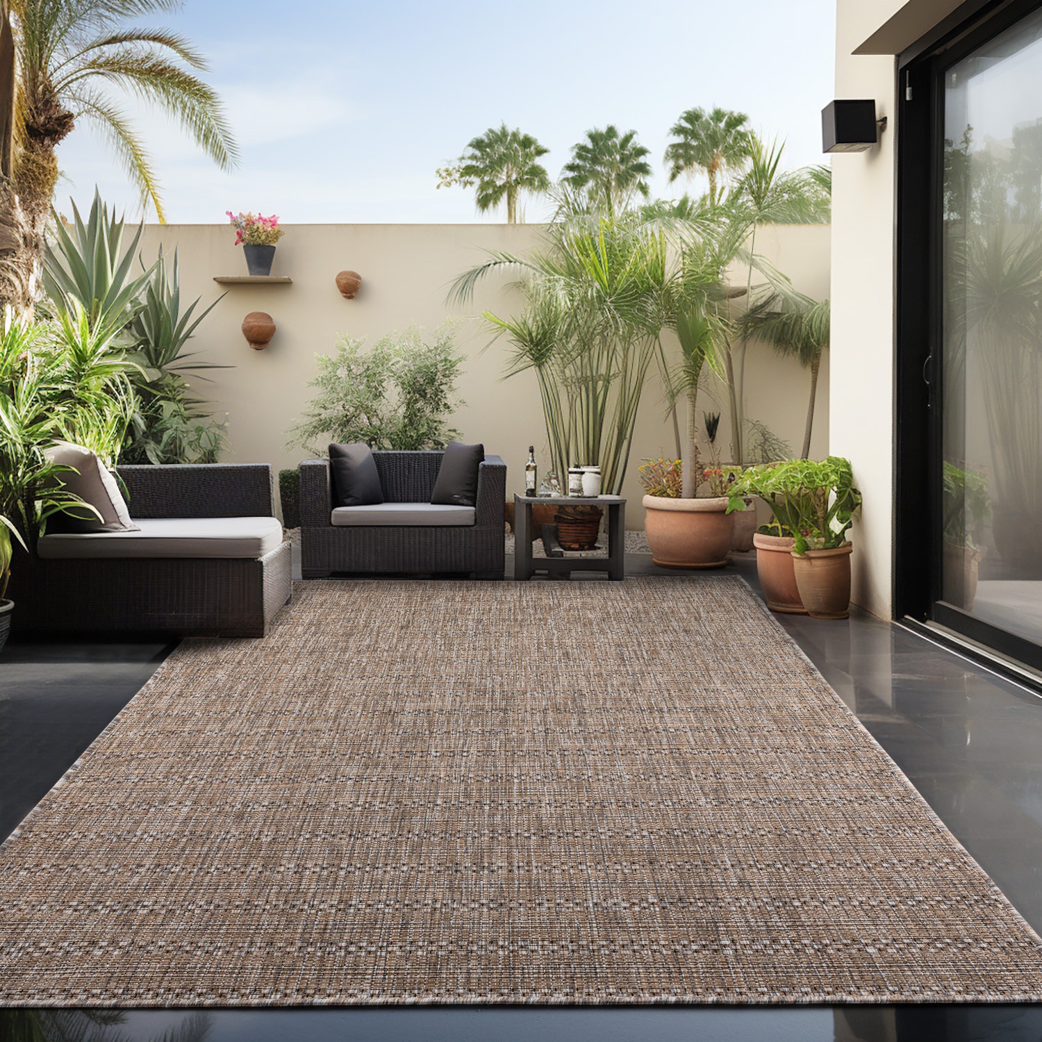 Image of Ayyildiz Teppiche Outdoorteppich "ZAGORA 4513" rechteckig 5 mm Höhe Läufer, Pflegeleicht, Strapazierfähig, In- und Outdoor geeignet