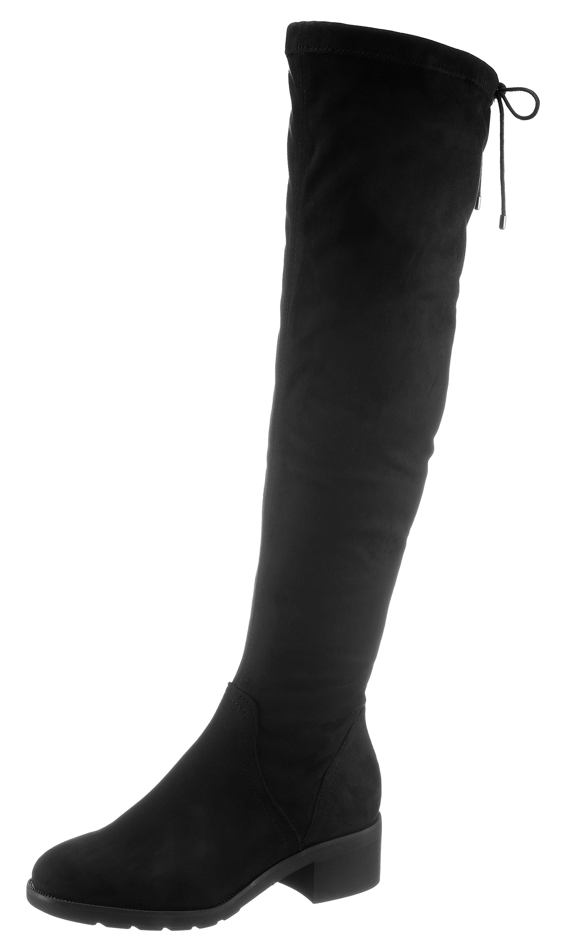 Image of Tamaris Overkneestiefel »QUINN«, mit Schnürung am Schaftabschluss, XS-Schaft bei Ackermann Versand Schweiz