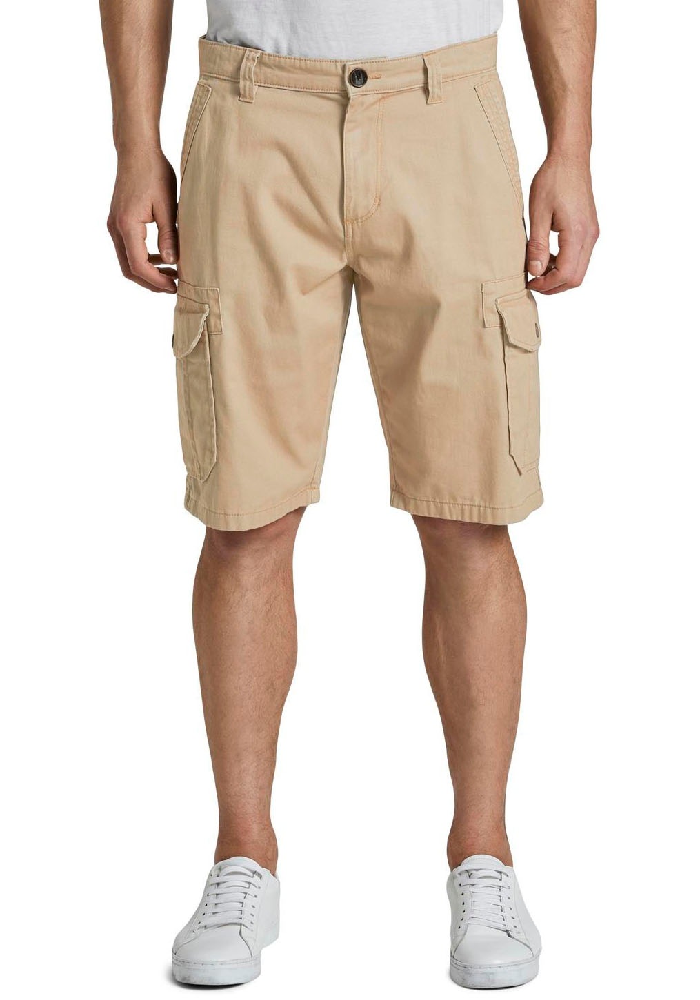 Image of TOM TAILOR Cargobermudas, unifarben bei Ackermann Versand Schweiz