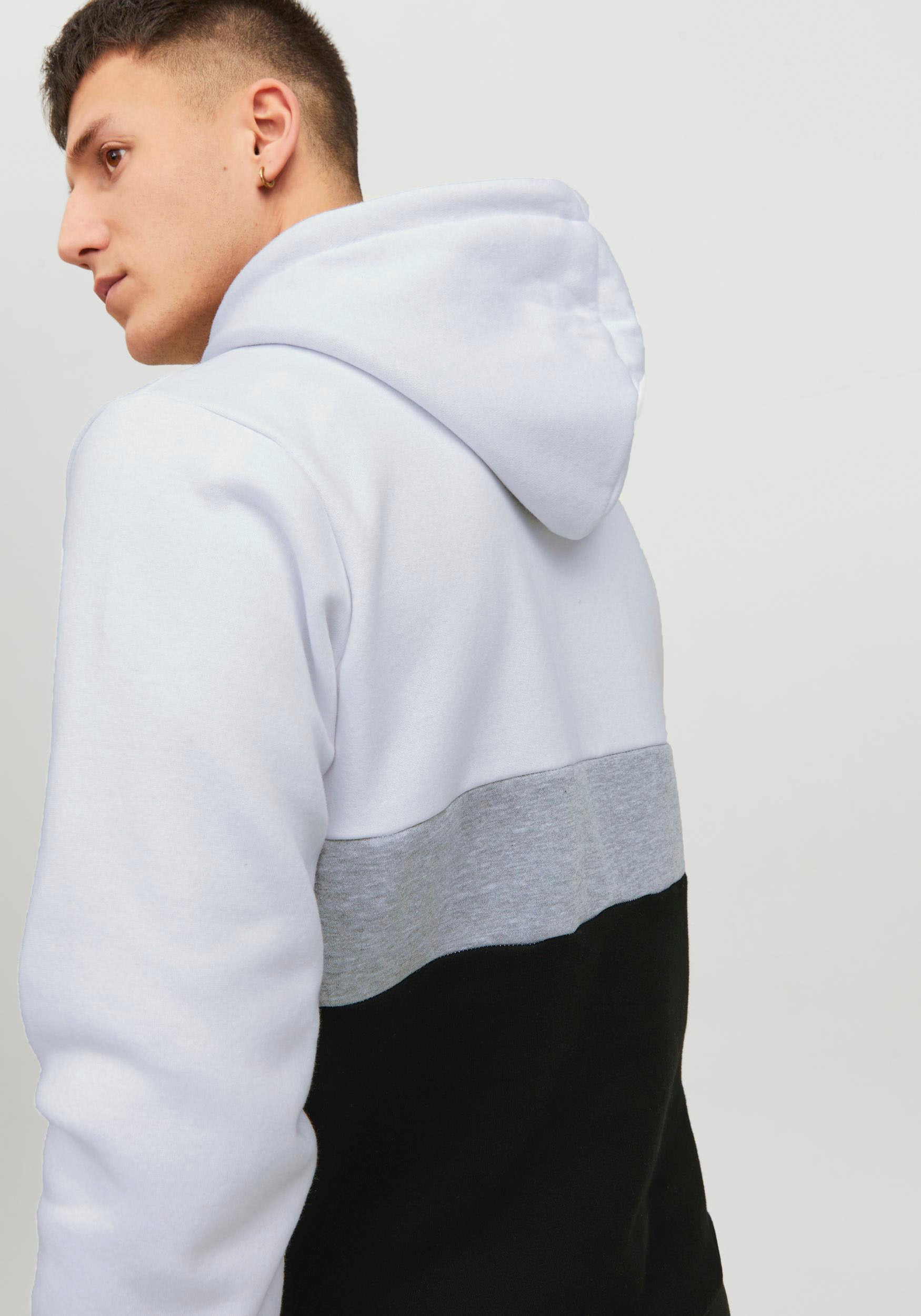 Jack & Jones Kapuzensweatshirt »JJEREID BLOCKING SWEAT HOOD NOOS«