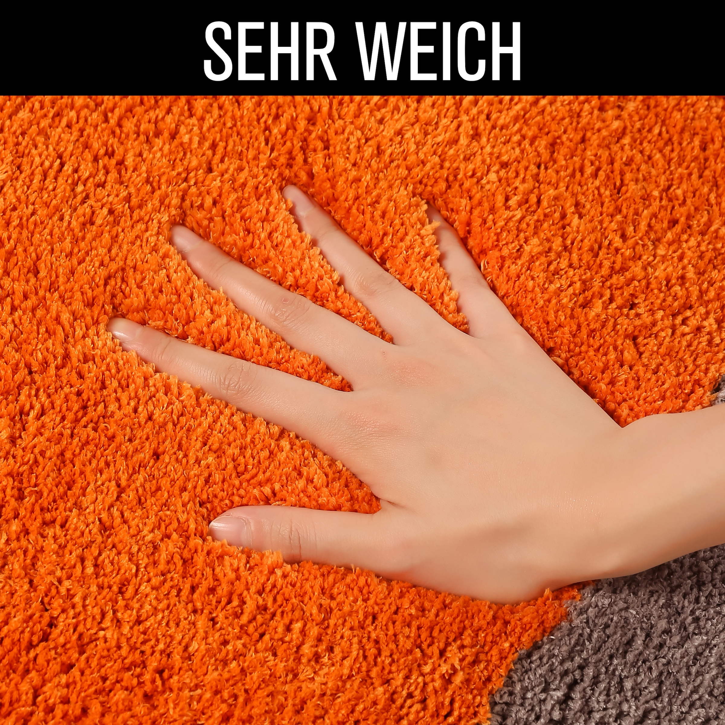 my home Badematte »Belio, Badvorleger, Badezimmer Teppich«, rutschhemmend beschichtet, fussbodenheizungsgeeignet-schnell trocknend-strapazierfähig, Badematte, Badteppich, Badematten auch als 2 tlg. Set erhältlich, bunt