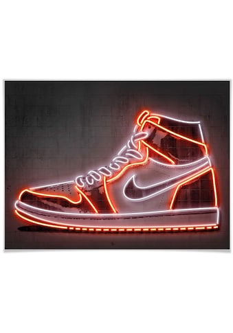 Wall-Art Poster »Mielu Nike Schuh Neon Sneaker«, Schuh, (1 St.), Poster, Wandbild,... kaufen