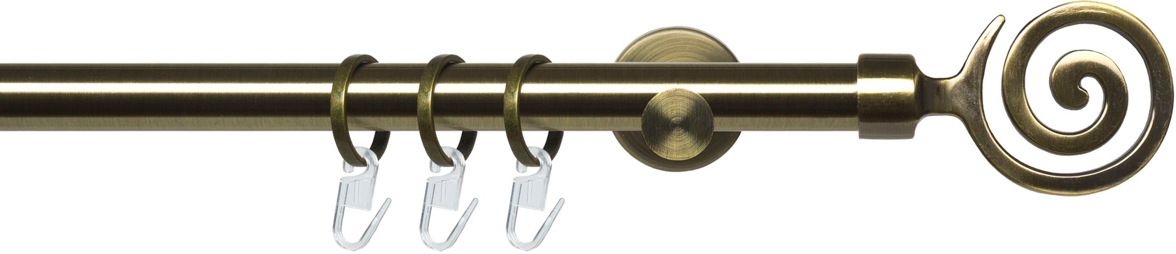 Image of Liedeco Gardinenstange "Stilgarnitur 20 mm Blues Eric" Ø 20 mm 1 läufig-läufig Fixmass Gardinenstange Komplett