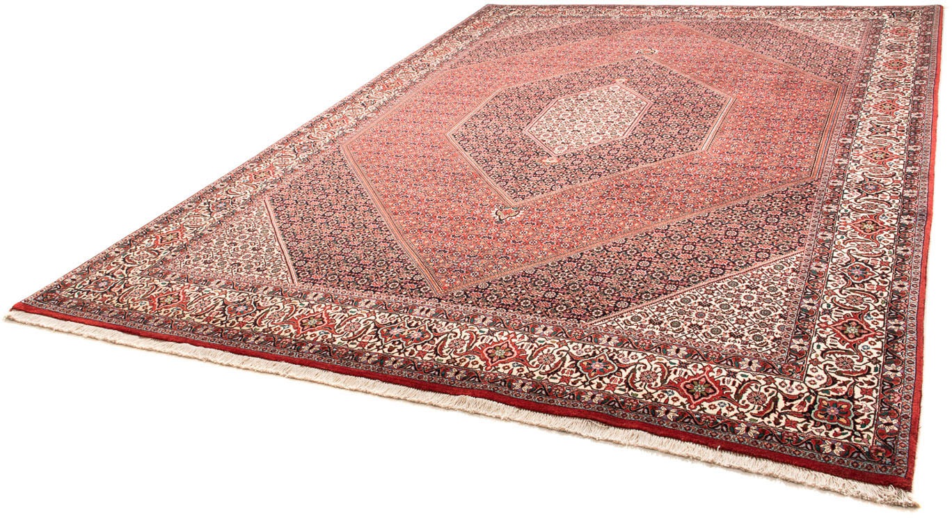 Image of morgenland Orientteppich »Perser - Bidjar - 360 x 250 cm - hellrot«, rechteckig, 15 mm Höhe, Wohnzimmer, Handgeknüpft, Einzelstück mit Zertifikat bei Ackermann Versand Schweiz