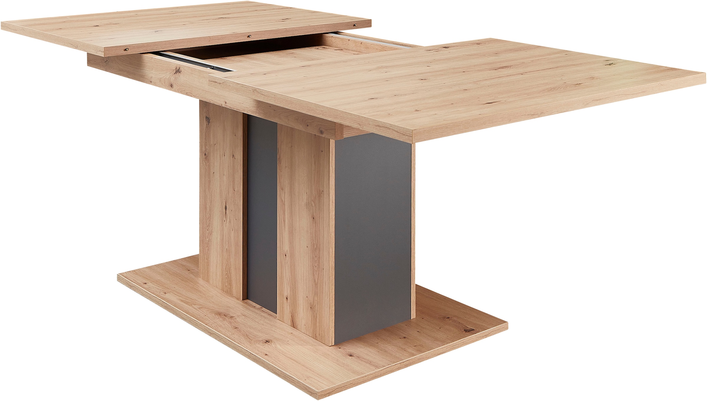 Innostyle Table de salle à manger »Memphis Esstisch,160-210x75x90cm (B/H/T)« 1 cuis tlg. avec fonction extensible