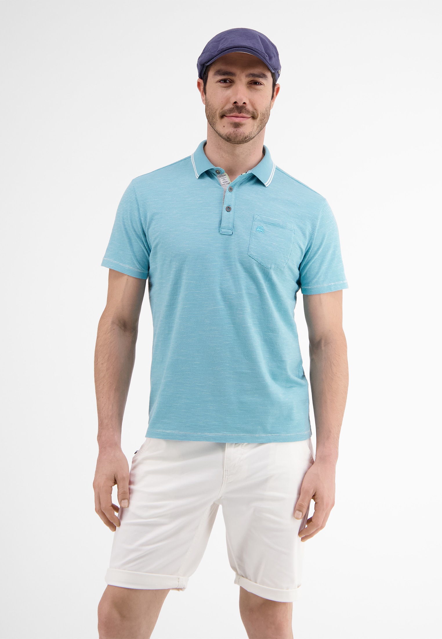 LERROS Poloshirt »LERROS Poloshirt mit Finelinerstreifen«