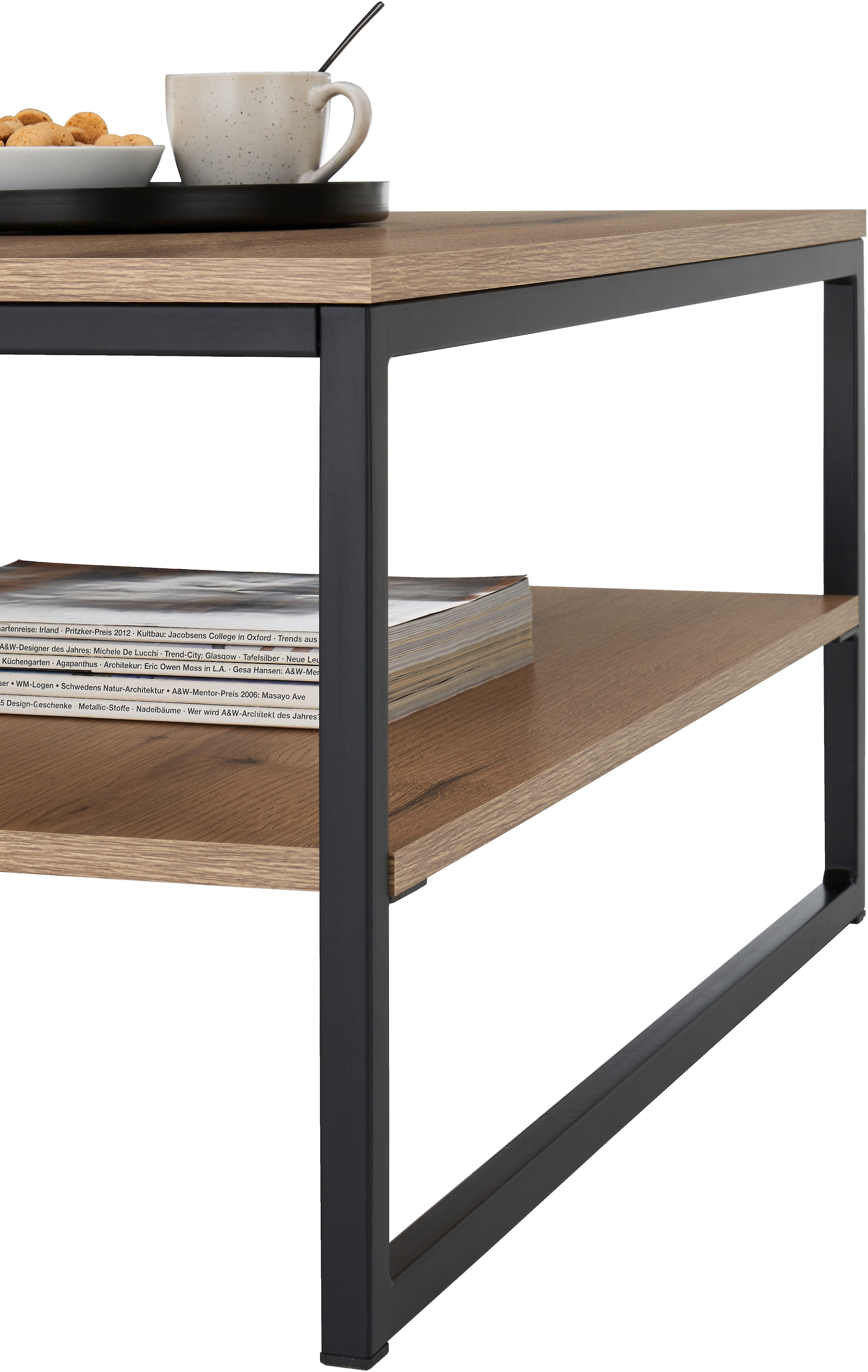Stolkom Table basse »Cube Couchtisch B/H/T 75x40x75 cm« 1 cuis tlg. pulverbeschichtet, quadratisch