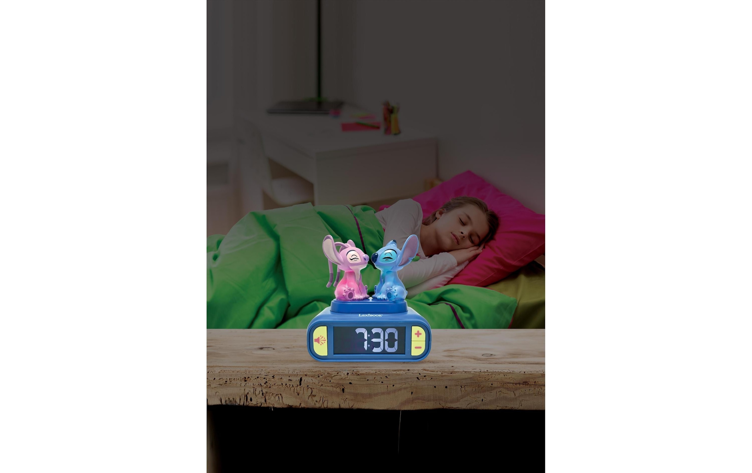 Lexibook® Kinderwecker »Stitch & Angel«