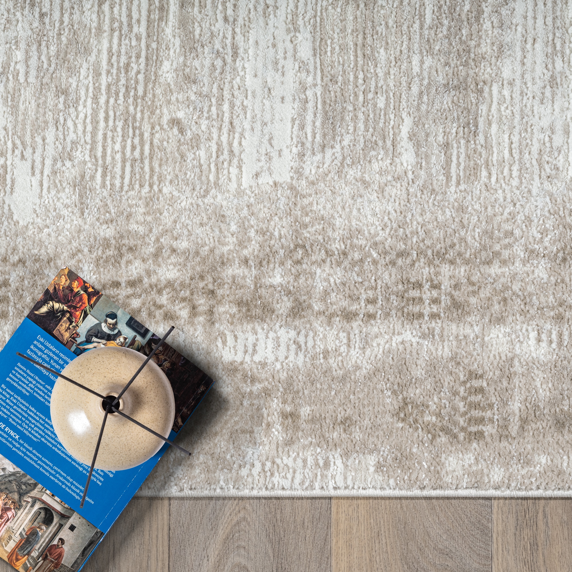 Sanat Tapis »Harmony 3215 , auch als Läufer« Rectangulaire 12 mm Höhe Wohnzimmer, Kurzflor, modern, Bordüre, Schlafzimmer