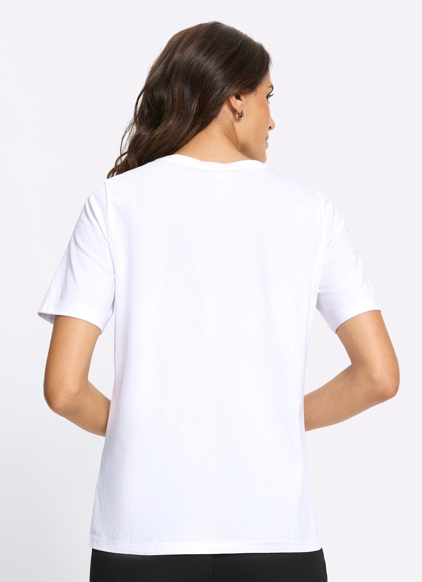 Inspirationen Shirt à col rond »Baumwoll-Shirt« 1 pièces