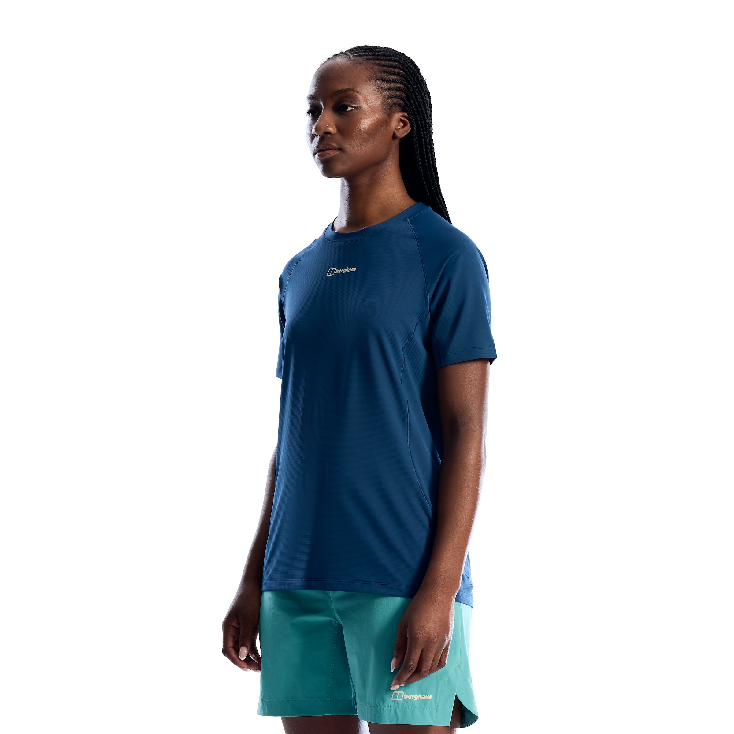 Berghaus T-shirt »BOWBURN TECH TEE AF« mit Rundhalsausschnitt, Kurzarm, für Sport- und Outdooranlässe