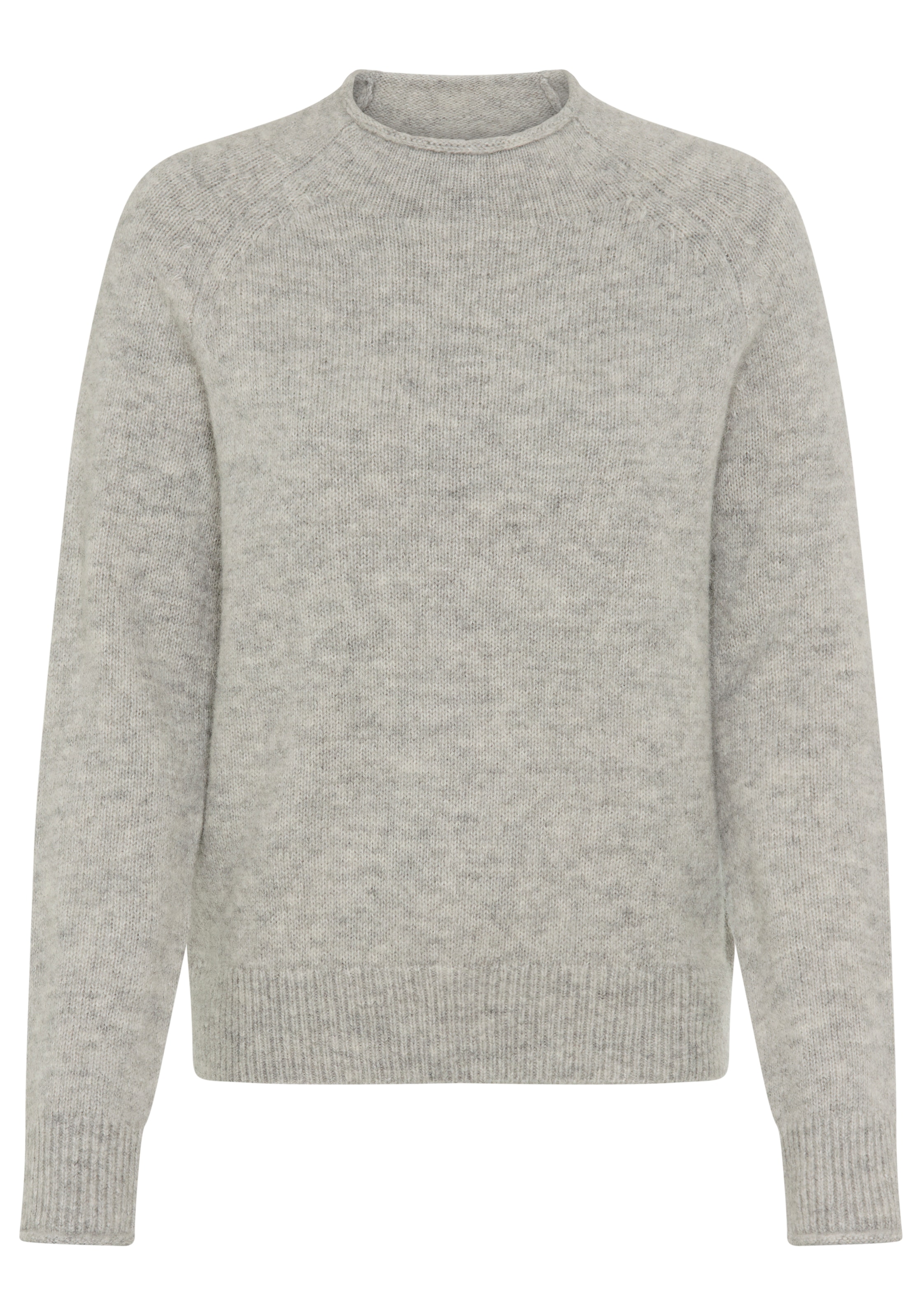 BOSS ORANGE Strickpullover »Fesperanasy Premium Damenmode« Stehkragen mit Rollkante