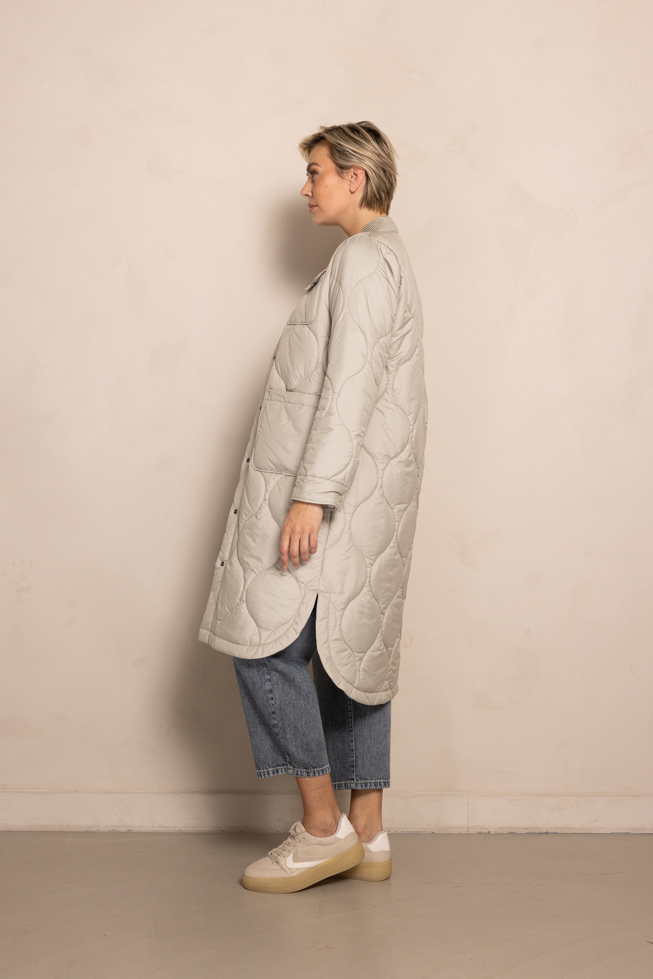 Zhrill Manteau matelassé »ZHTARA« mit leichter Steppung und Knopfleiste