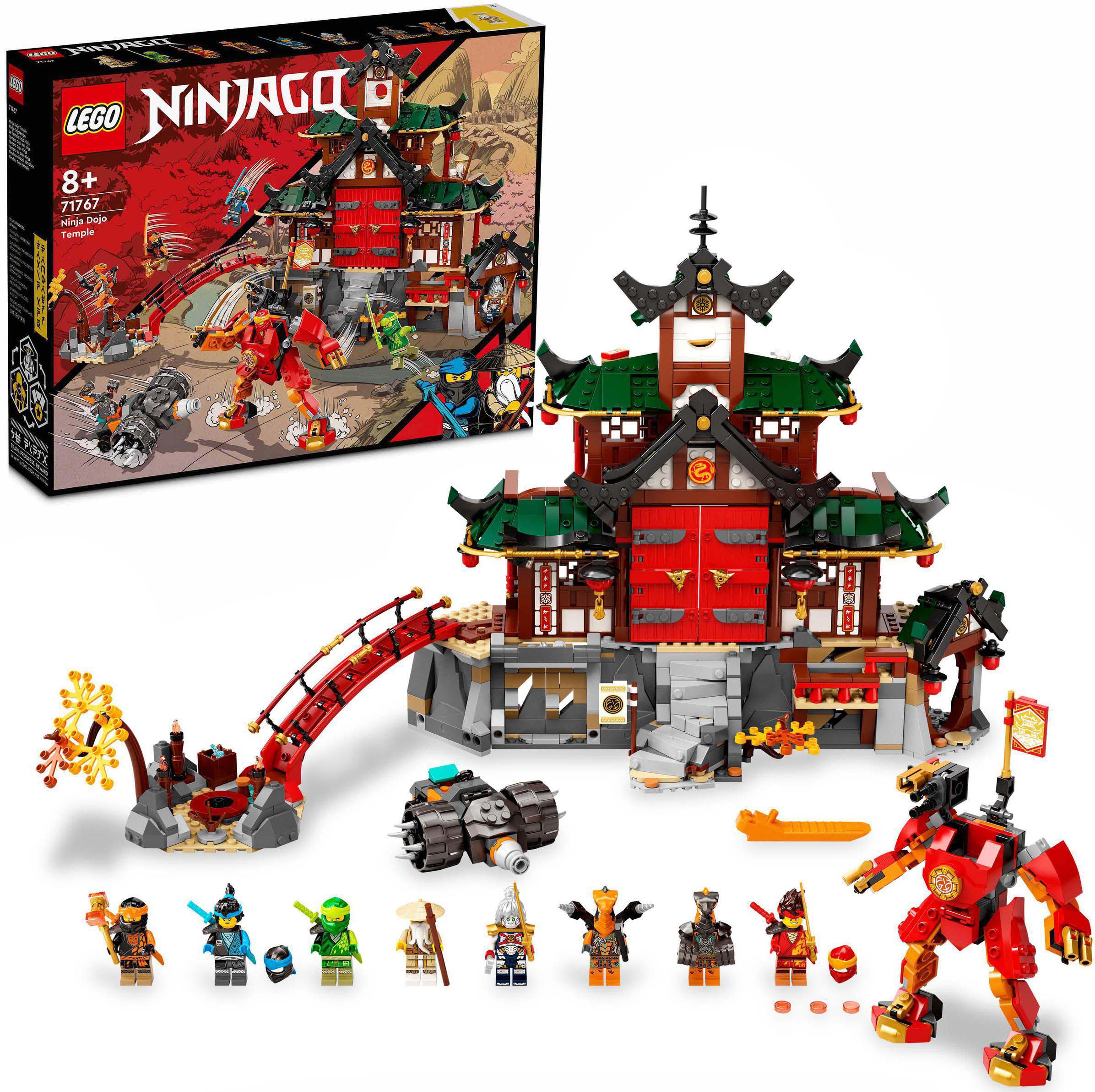 Konstruktionsspielsteine »Ninja-Dojotempel (71767), LEGO® NINJAGO®«, (1394 St.)