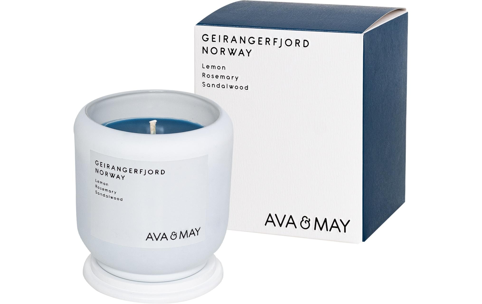 AVA & MAY Bougie parfumée »Geirangerfjord 200 g«