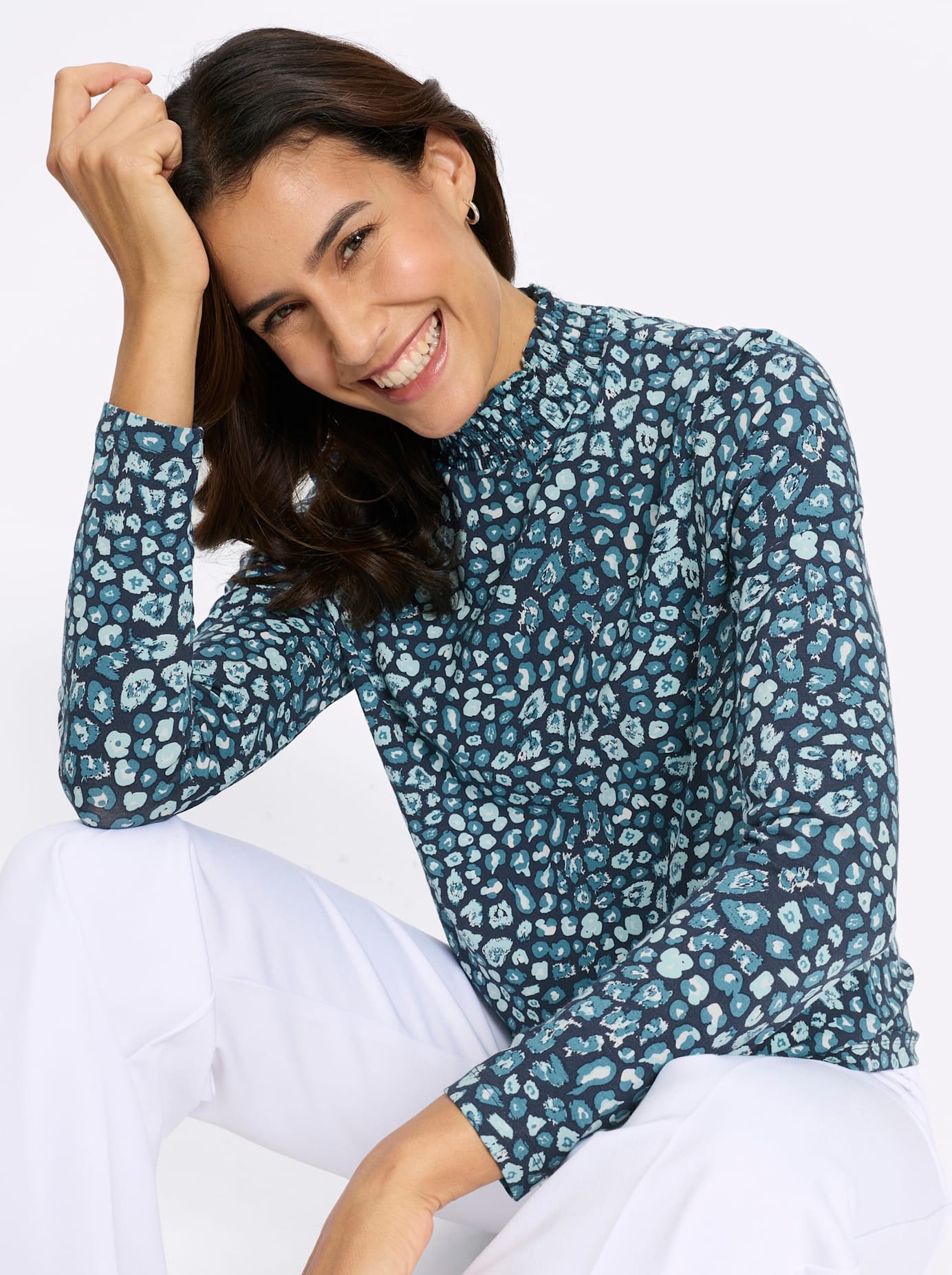 Inspirationen Stehkragenshirt »Stehkragen-Shirt« 1