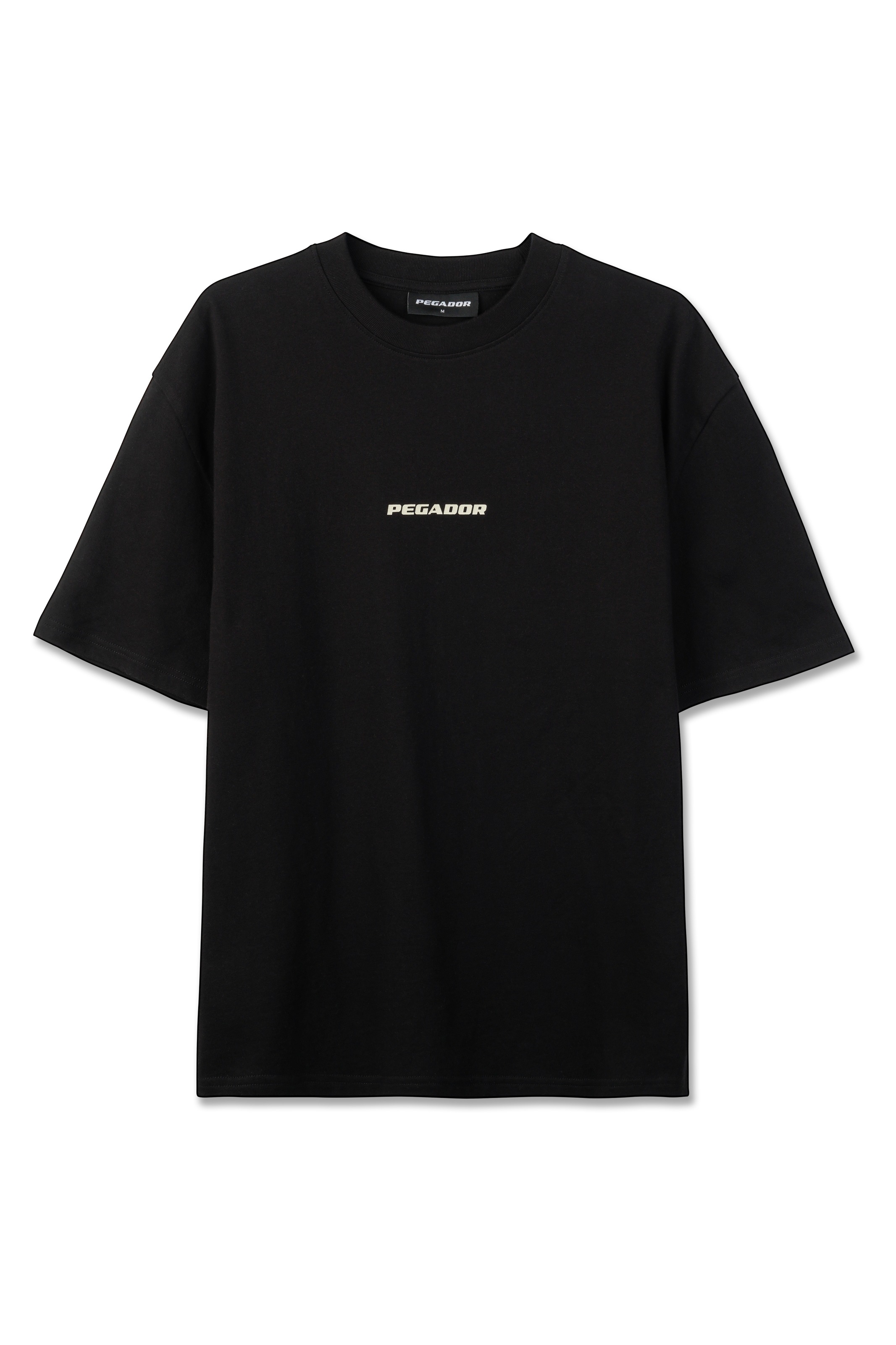 PEGADOR Shirt à col rond »COLNE LOGO OVERSIZED TEE« Coton, oversize