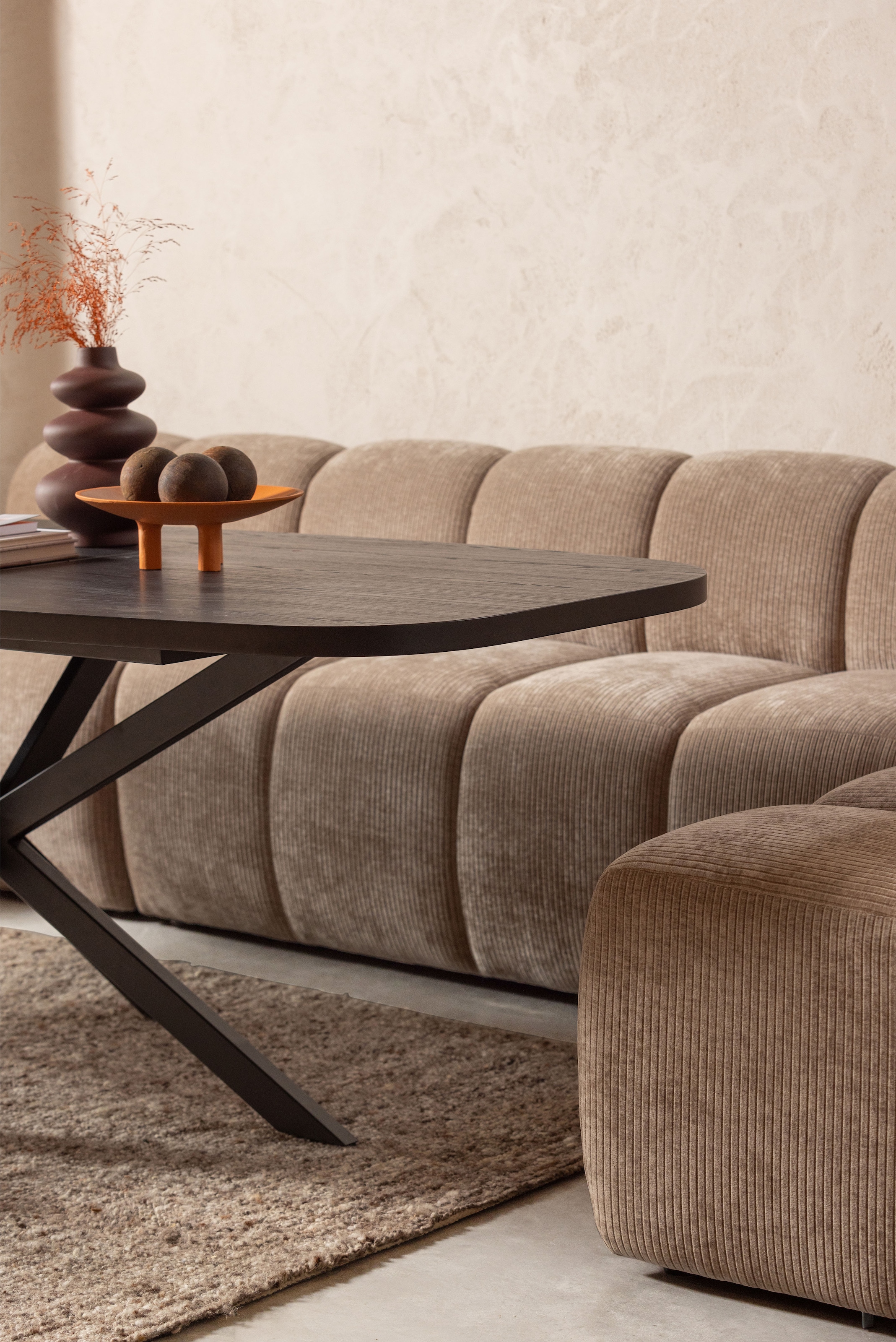 WOOOD Canapé de cuisine »Mojo mit Bezug und Rückenlehne, B 164 x T 73 x H 83 cm« excellente résistance à l'usure, coutures matelassées, capacité de charge 150 kg
