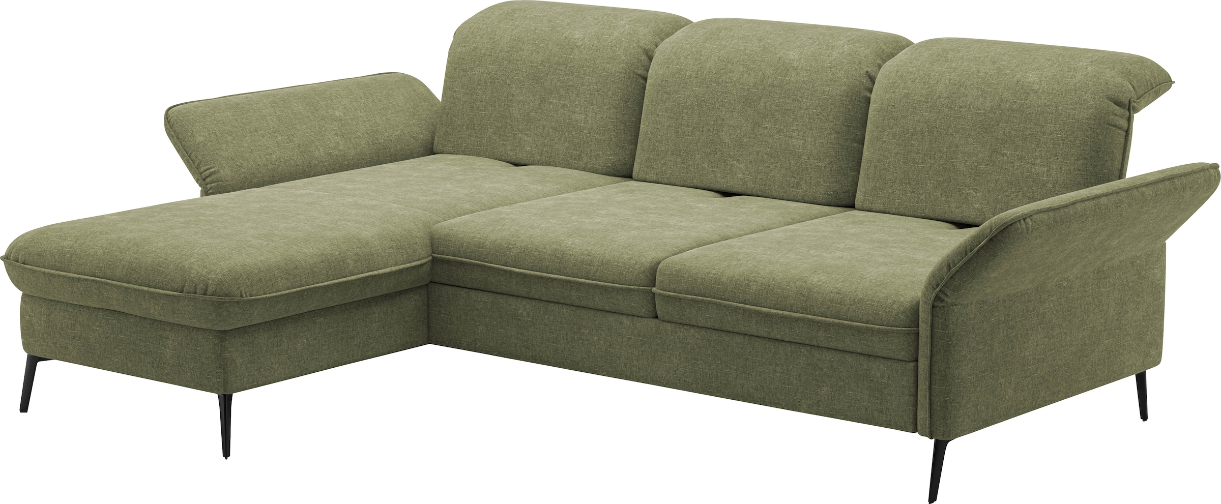 sit&more Ecksofa »Emely«, mit Sitztiefenverstellung optional mit Bettfunktion und Bettkasten