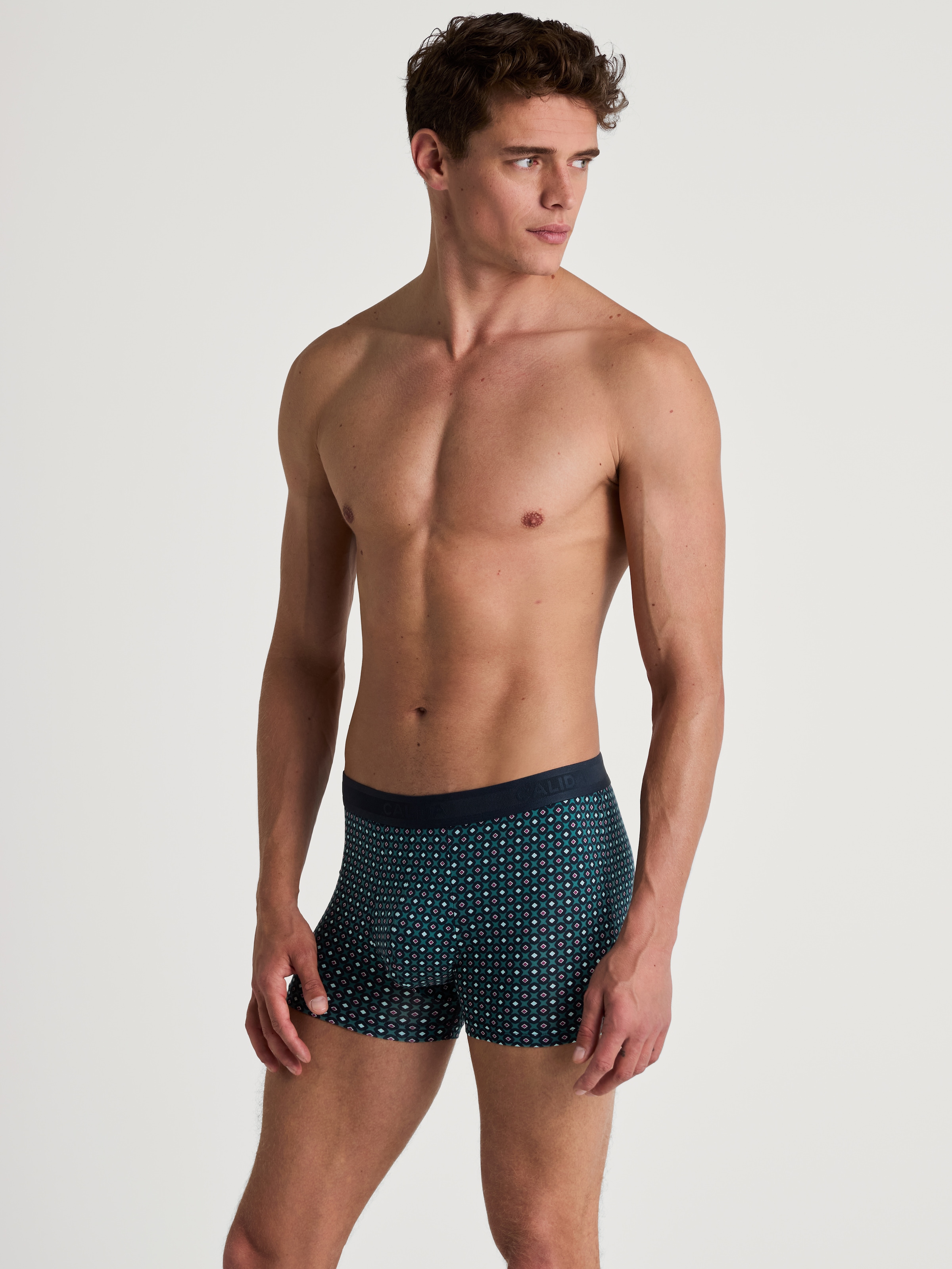 CALIDA Boxershorts »Focus Trend 3« mit Softgummibund, elastisch, Single Jersey-Qulität
