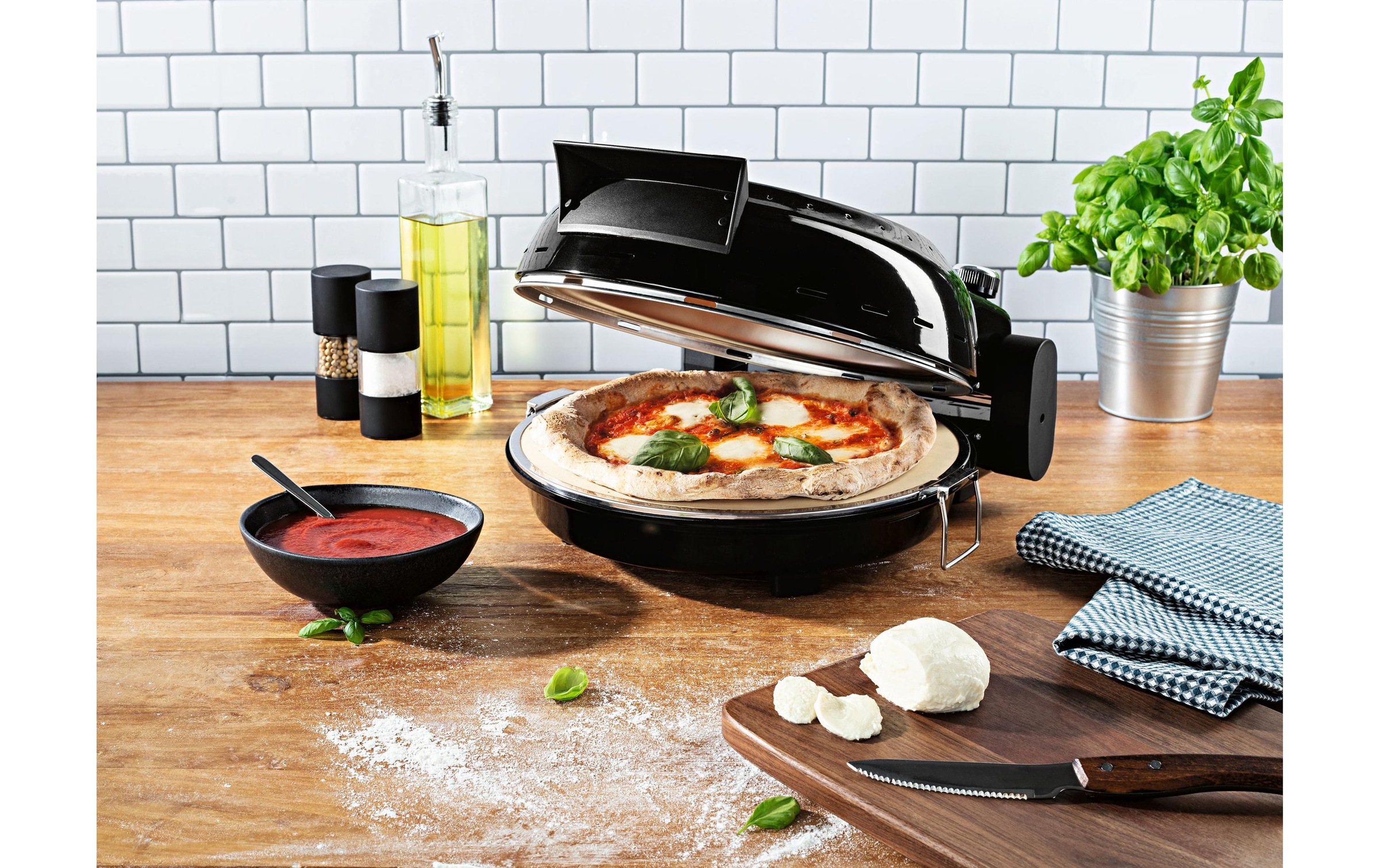 GOURMETmaxx Pizzaofen »Ø 30 cm, Schwarz«