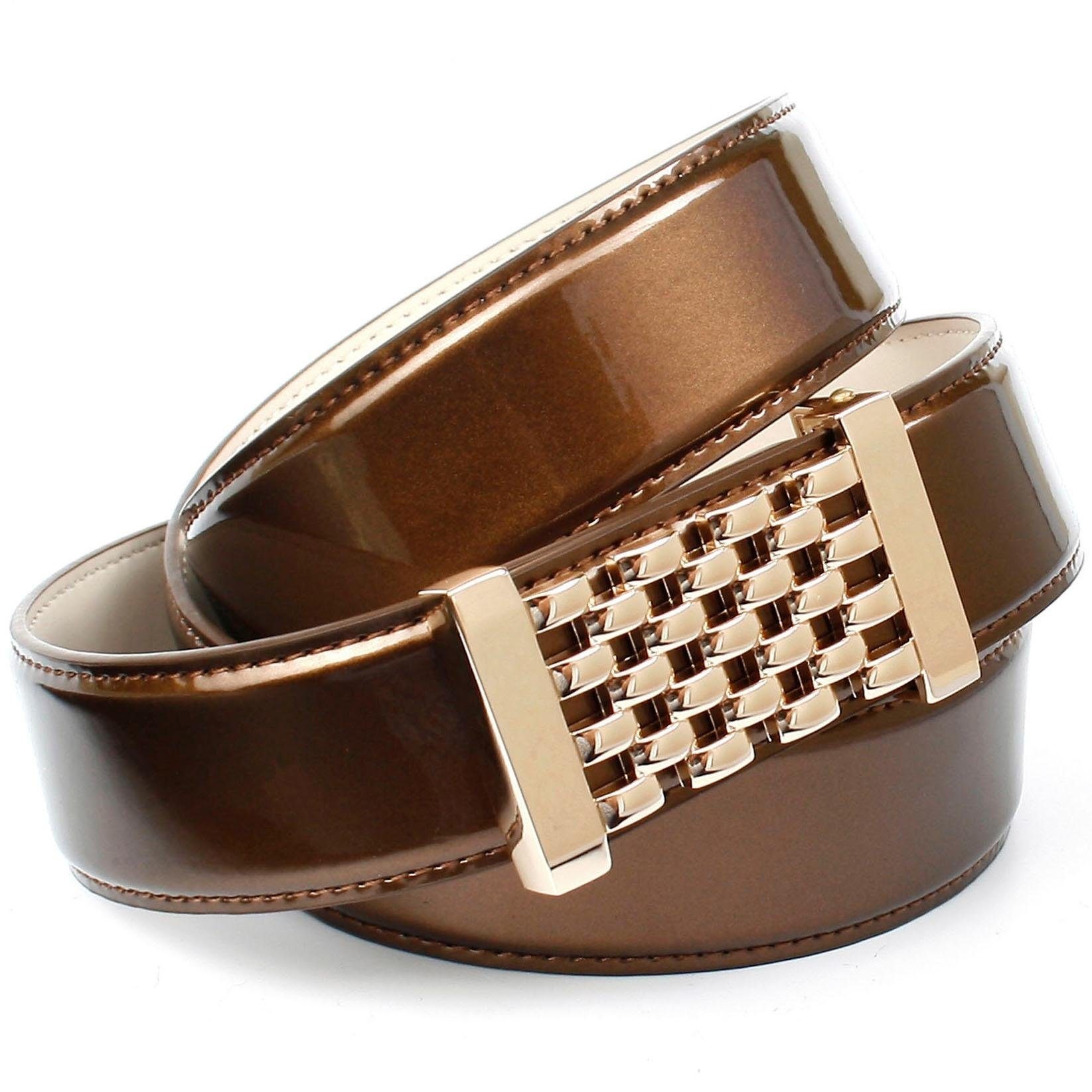 Image of Anthoni Crown Ledergürtel, mit Fashion-Koppelschliesse, aus Lackleder bei Ackermann Versand Schweiz