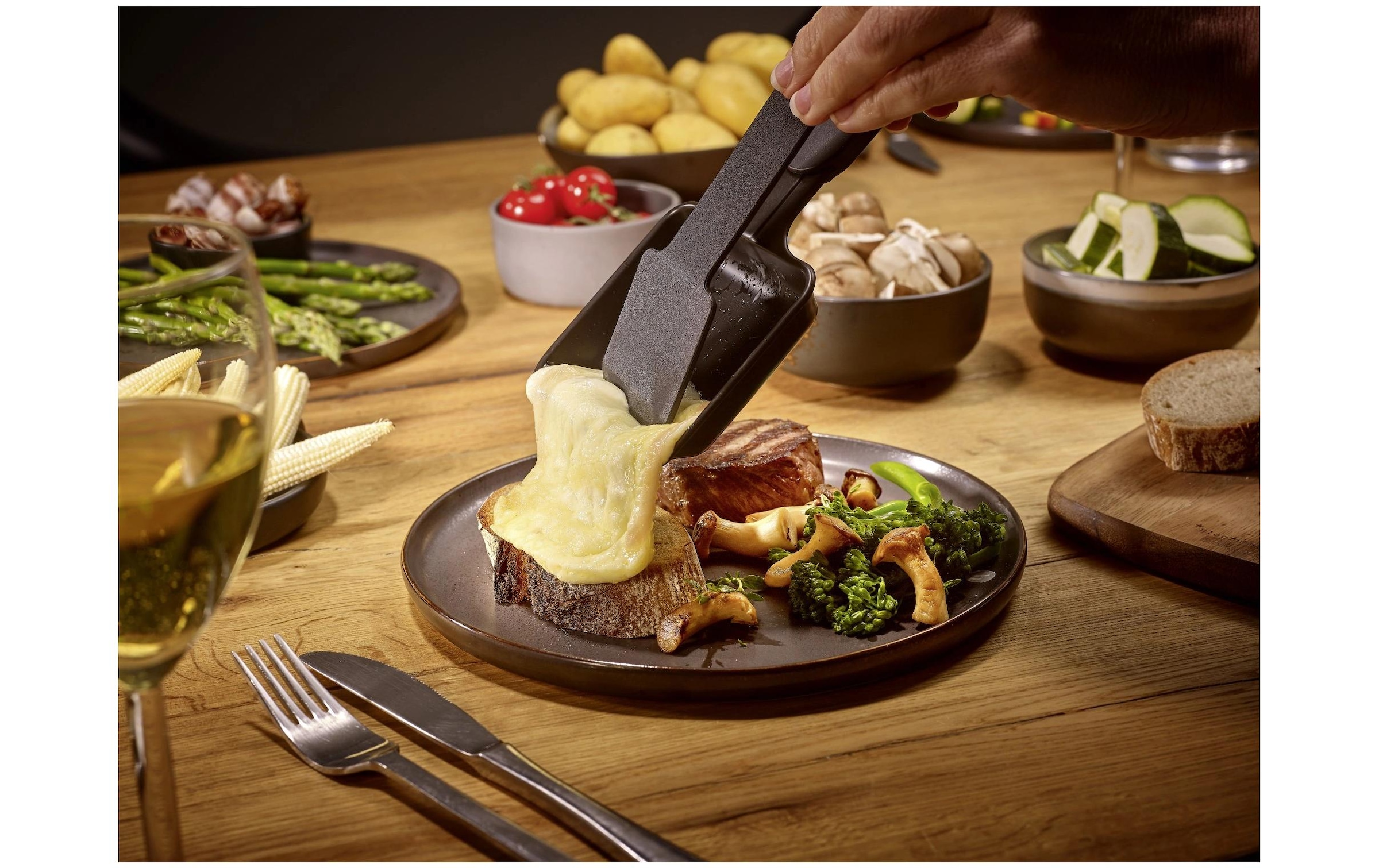 Severin Raclette »Black Line Lite Mini RG 2360 4 Personen«, 800 W