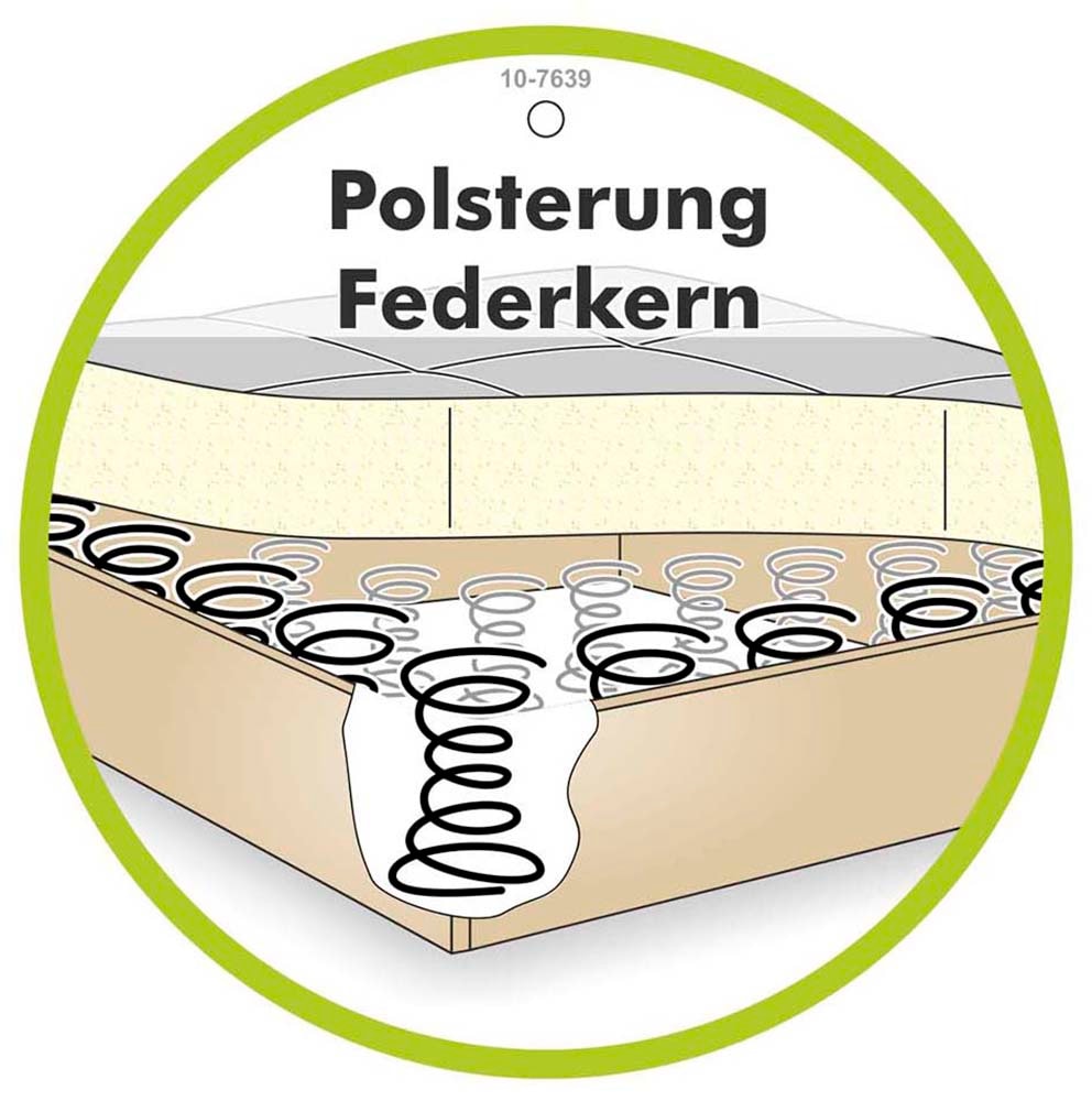 Jockenhöfer Gruppe Wohnlandschaft »Orlando U-Form«, mit Federkern, Bettfunktion und Bettkasten, inklusive 2 Kopfstützen