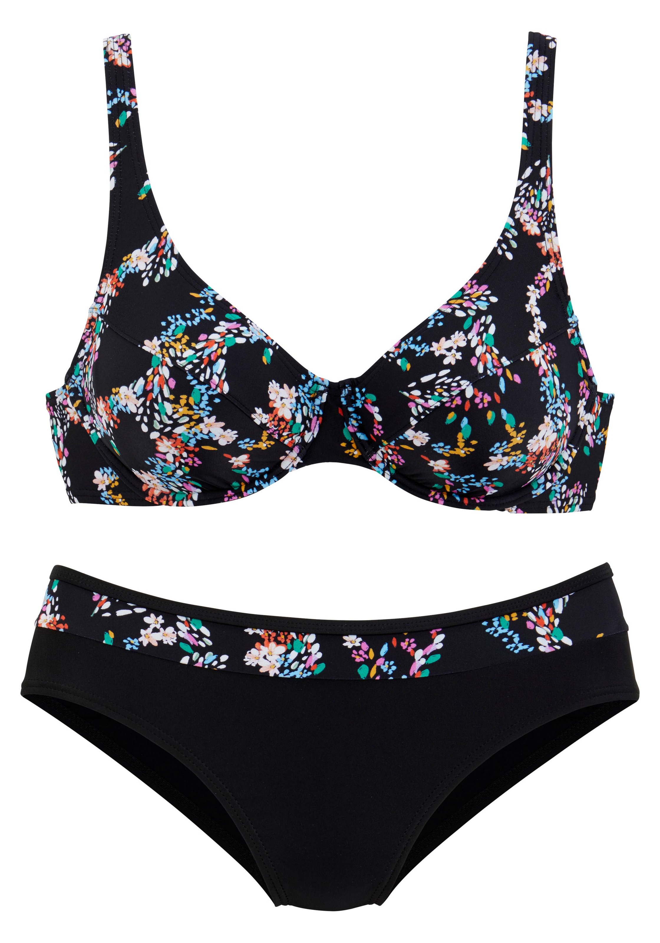 Image of petite fleur Bügel-Bikini, mit floralem Print bei Ackermann Versand Schweiz