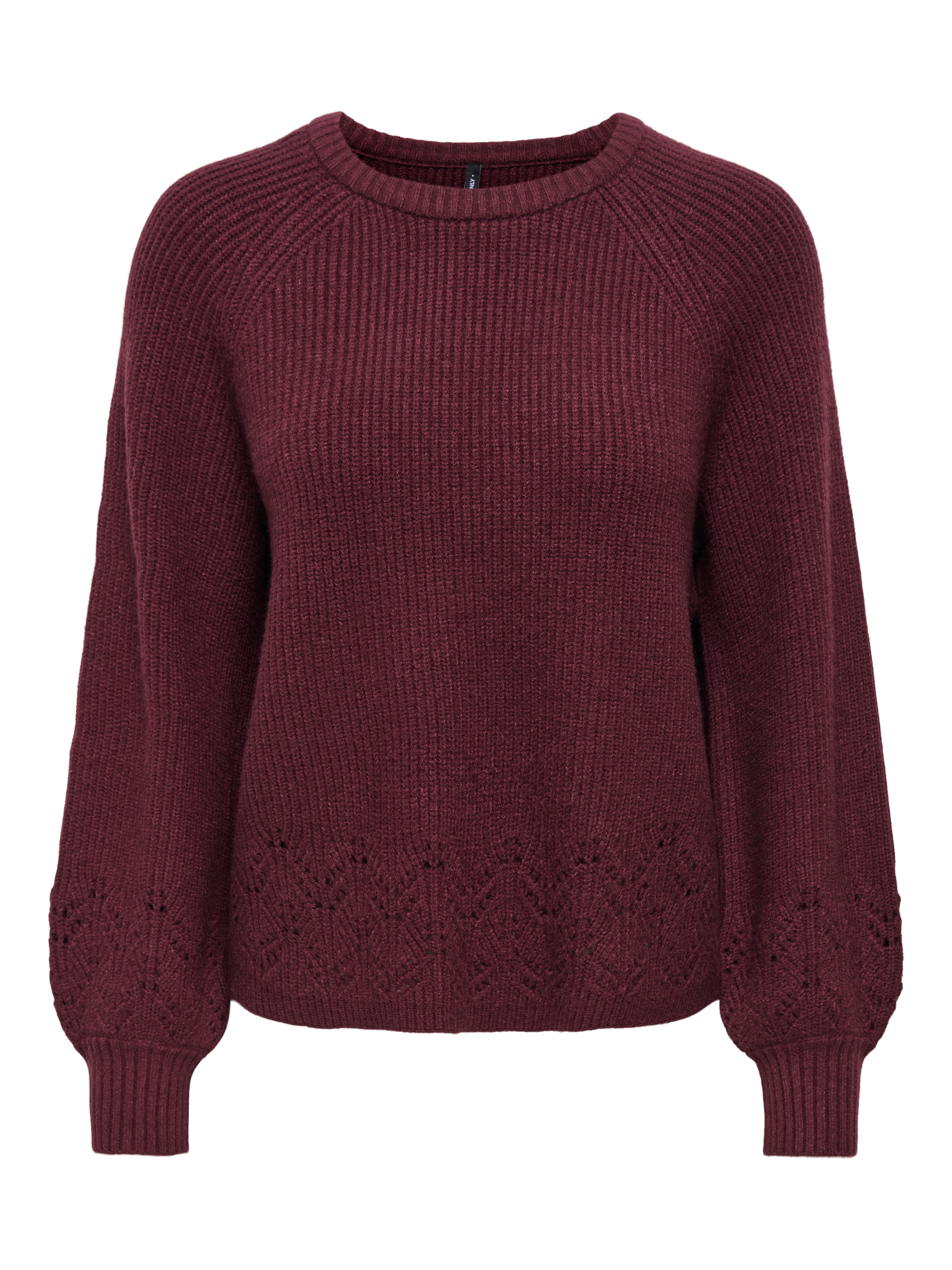 ONLY Strickpullover »ONLPRINCESS LS O-NECK DETAIL KNT« Viskosemischung, regular fit