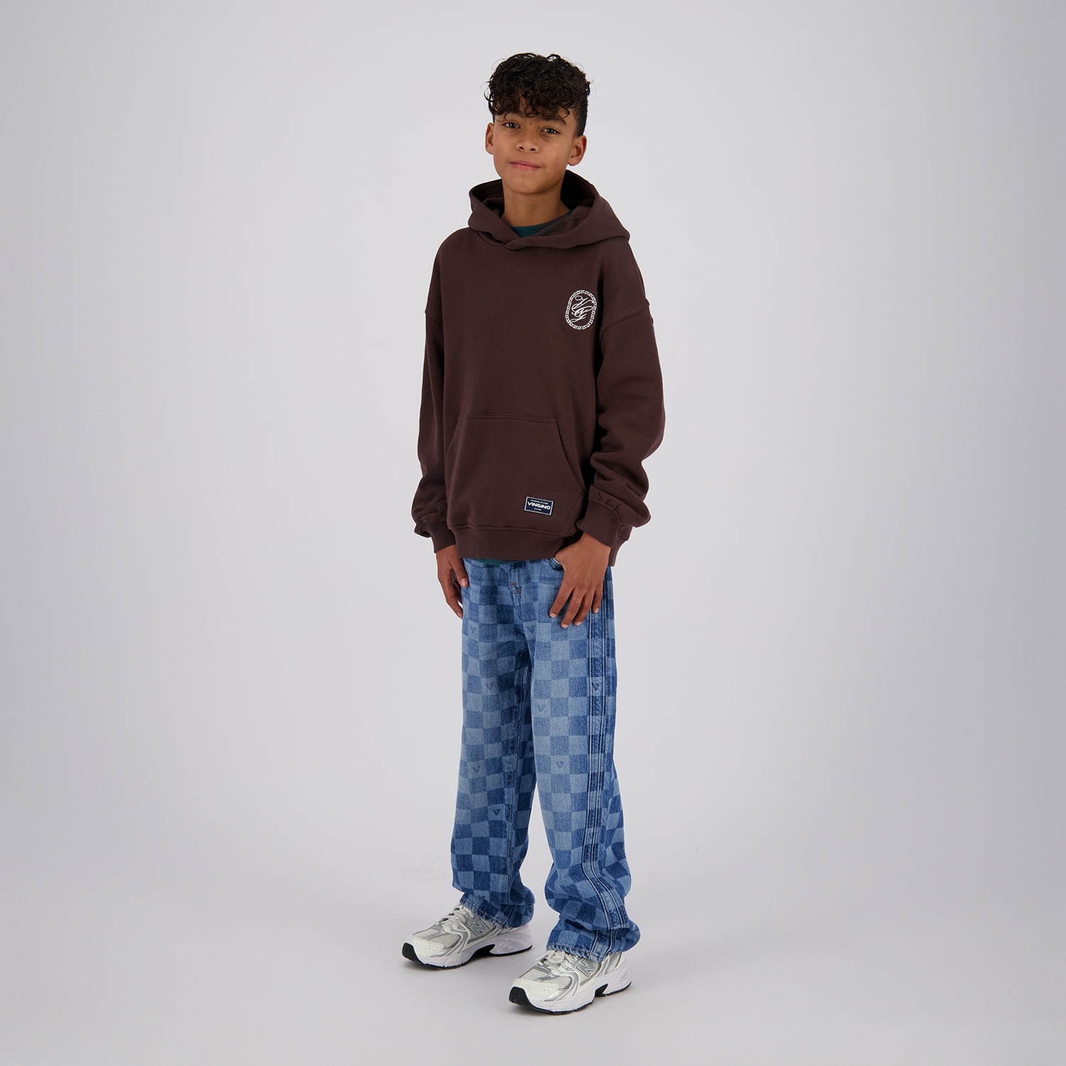 Vingino Sweat à capuche , avec imprimé / coton / pour garçons

