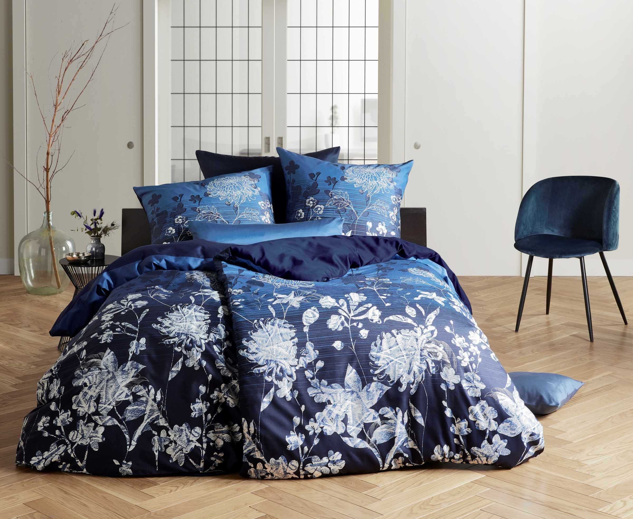 Image of fleuresse Wendebettwäsche »Bed Art S 4127 (2/3tlg.)«, (3 tlg.), mit floralem Dessin bei Ackermann Versand Schweiz