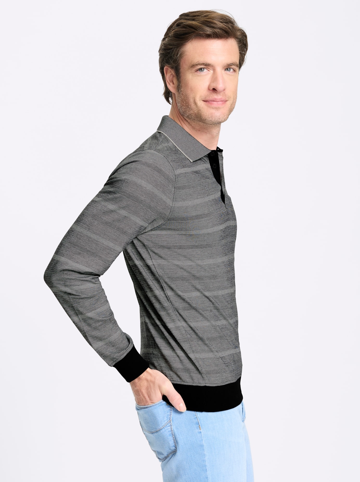 Marco Donati Polo »Langarm-Shirt« 1
