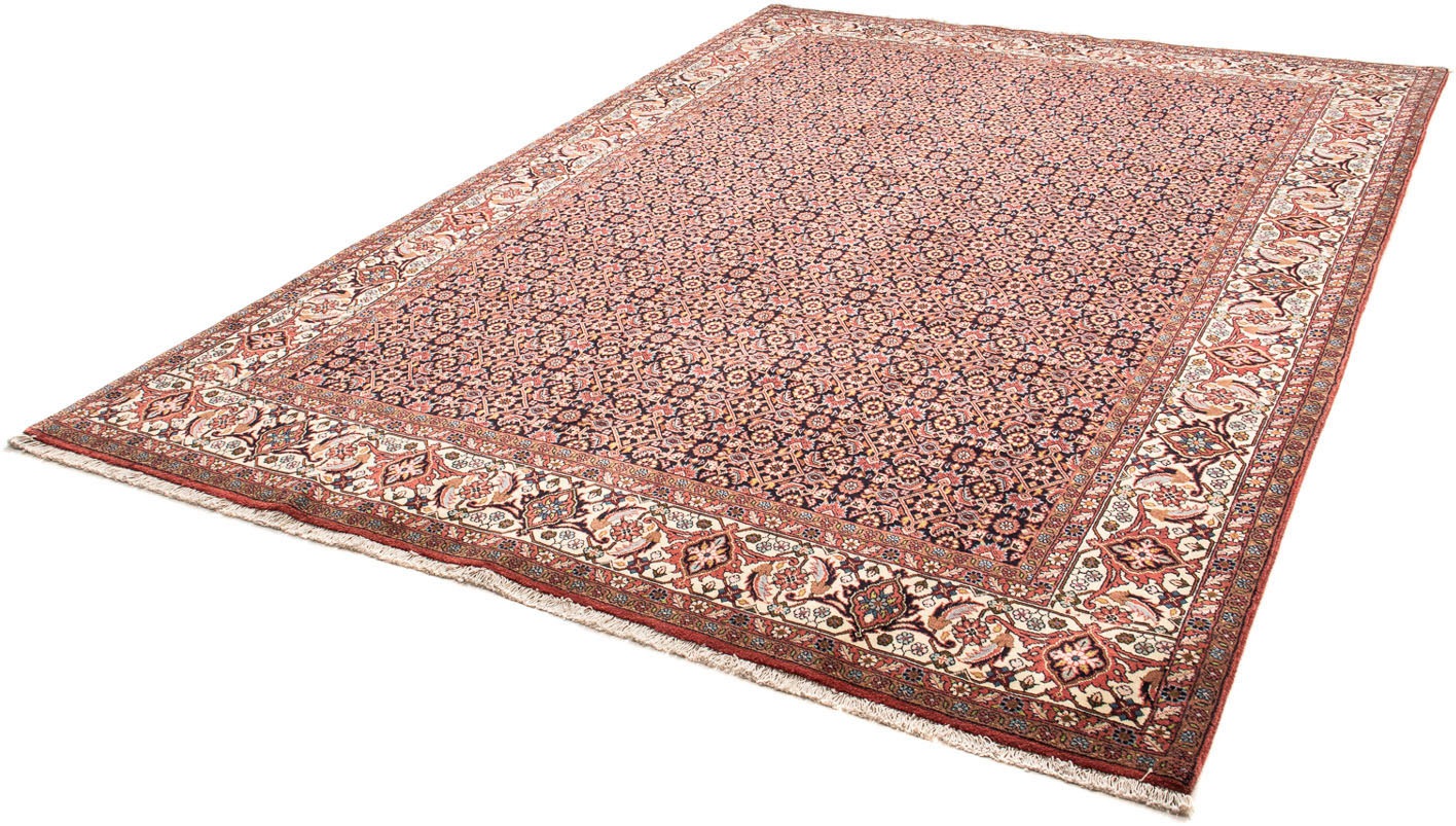 Image of morgenland Orientteppich »Perser - Bidjar - 297 x 202 cm - hellrot«, rechteckig, 15 mm Höhe, Wohnzimmer, Handgeknüpft, Einzelstück mit Zertifikat bei Ackermann Versand Schweiz