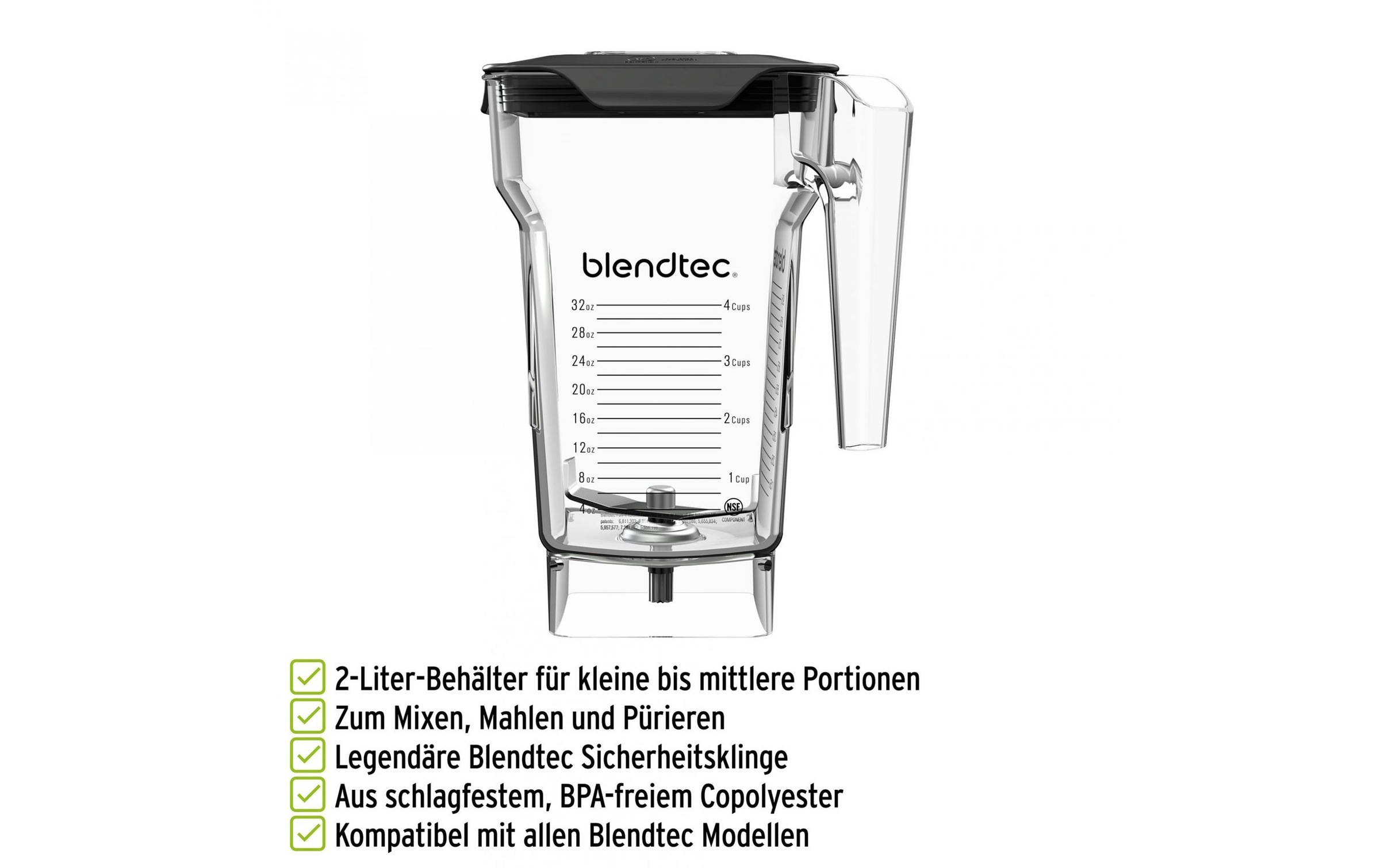 Mixaufsatz »Blendtec FourSide Jar«