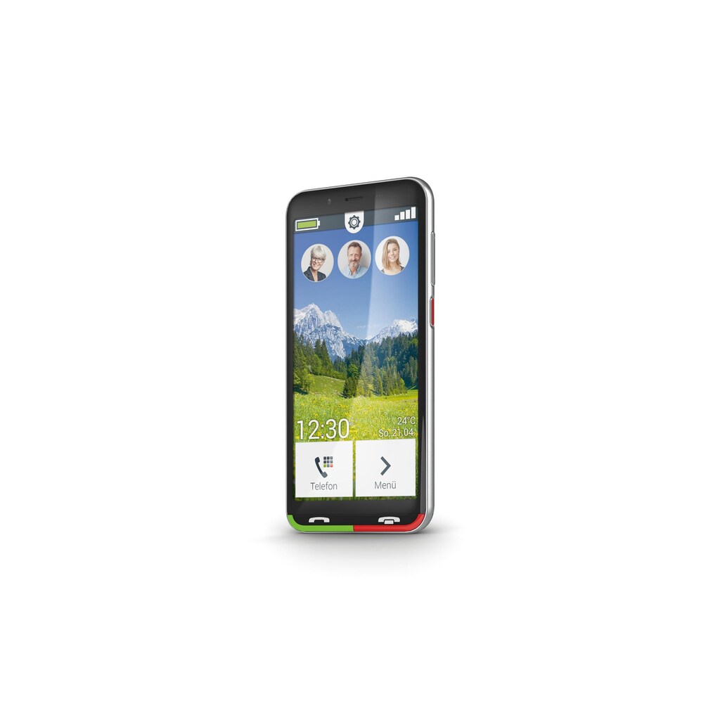Emporia Smartphone »32 GB Schwarz«, Black, 12,52 cm/4,95 Zoll, 32 GB Speicherplatz, 13 MP Kamera