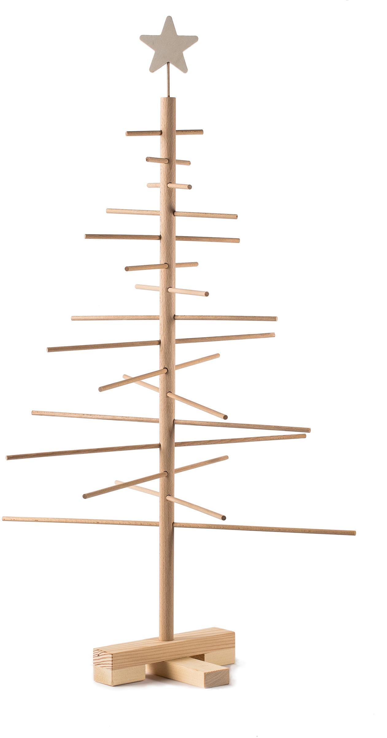 Image of Krebs Glas Lauscha Dekobaum "KGL03629, Weihnachtsdeko" Höhe ca. 75 cm