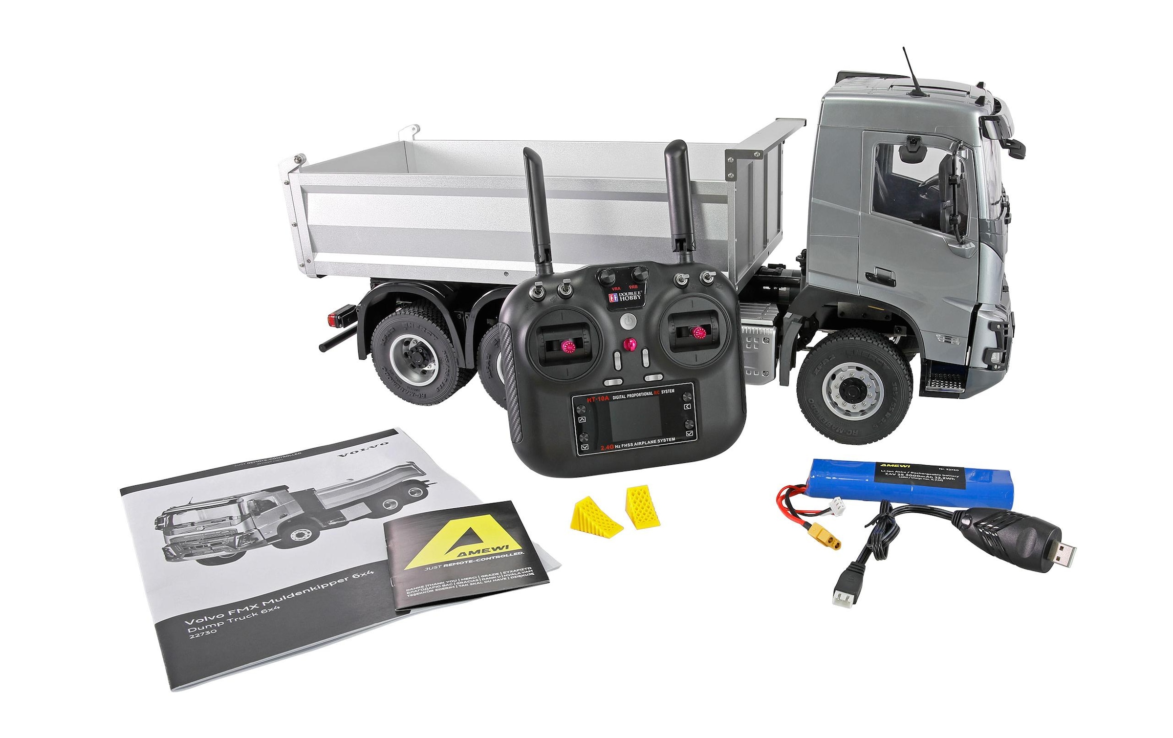Amewi RC-LKW »Volvo FMX E015 Muldenkipper 6 x 4 1:14 RTR«