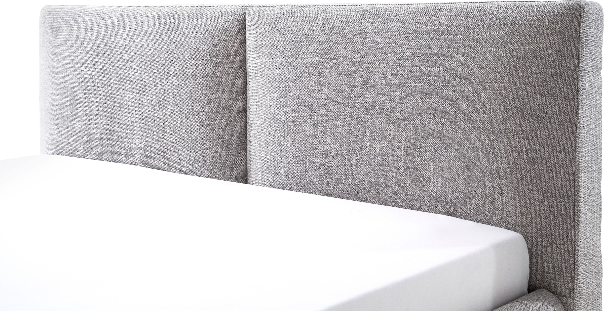 meise.möbel Lit rembourré »Atesio« Wahlweise mit Lattenrost, Matratze und Bettkasten