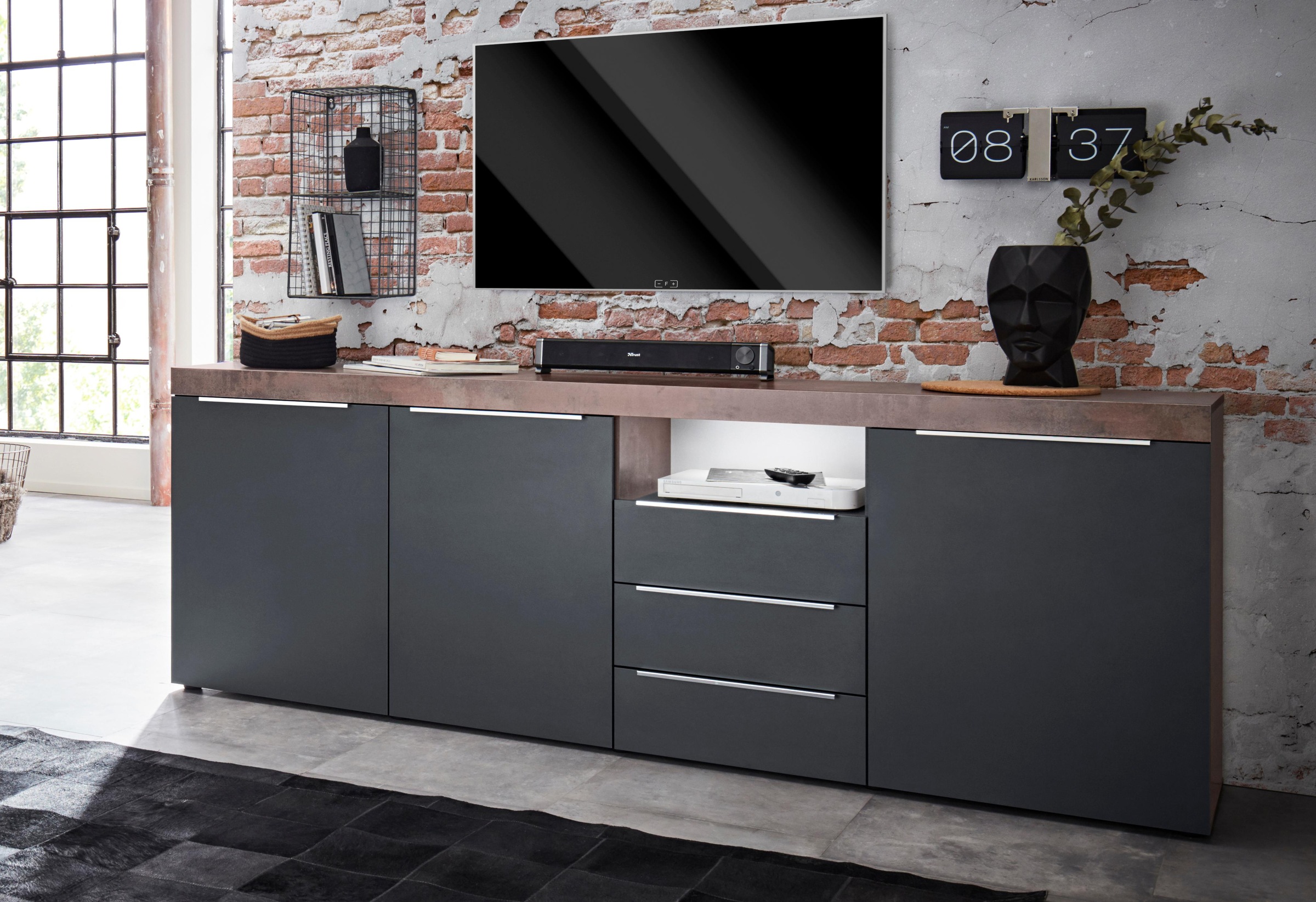 Image of borchardt Möbel Sideboard »DURBAN«, Breite 200 cm bei Ackermann Versand Schweiz