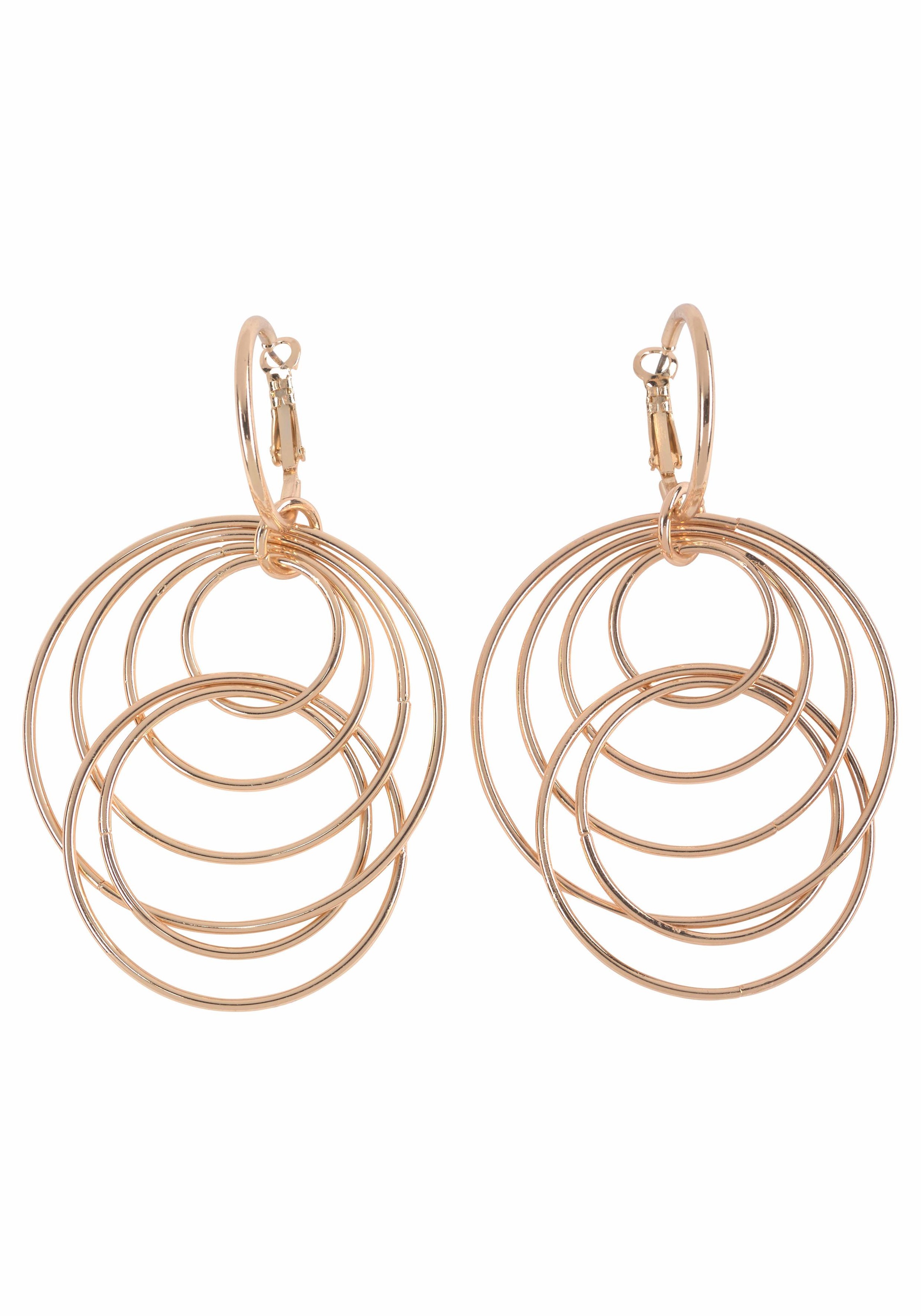 Image of J.Jayz Paar Ohrhänger »mit beweglichen Ringen im modernen Design«, (1 tlg.) bei Ackermann Versand Schweiz