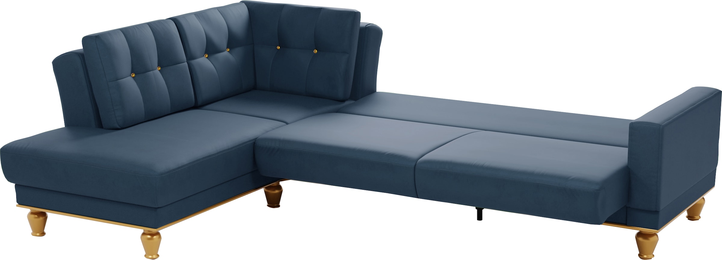 sit&more Ecksofa »Orient 5 L-Form«, mit Strass-Stein, wahlweise mit Bettfunktion und Bettkasten