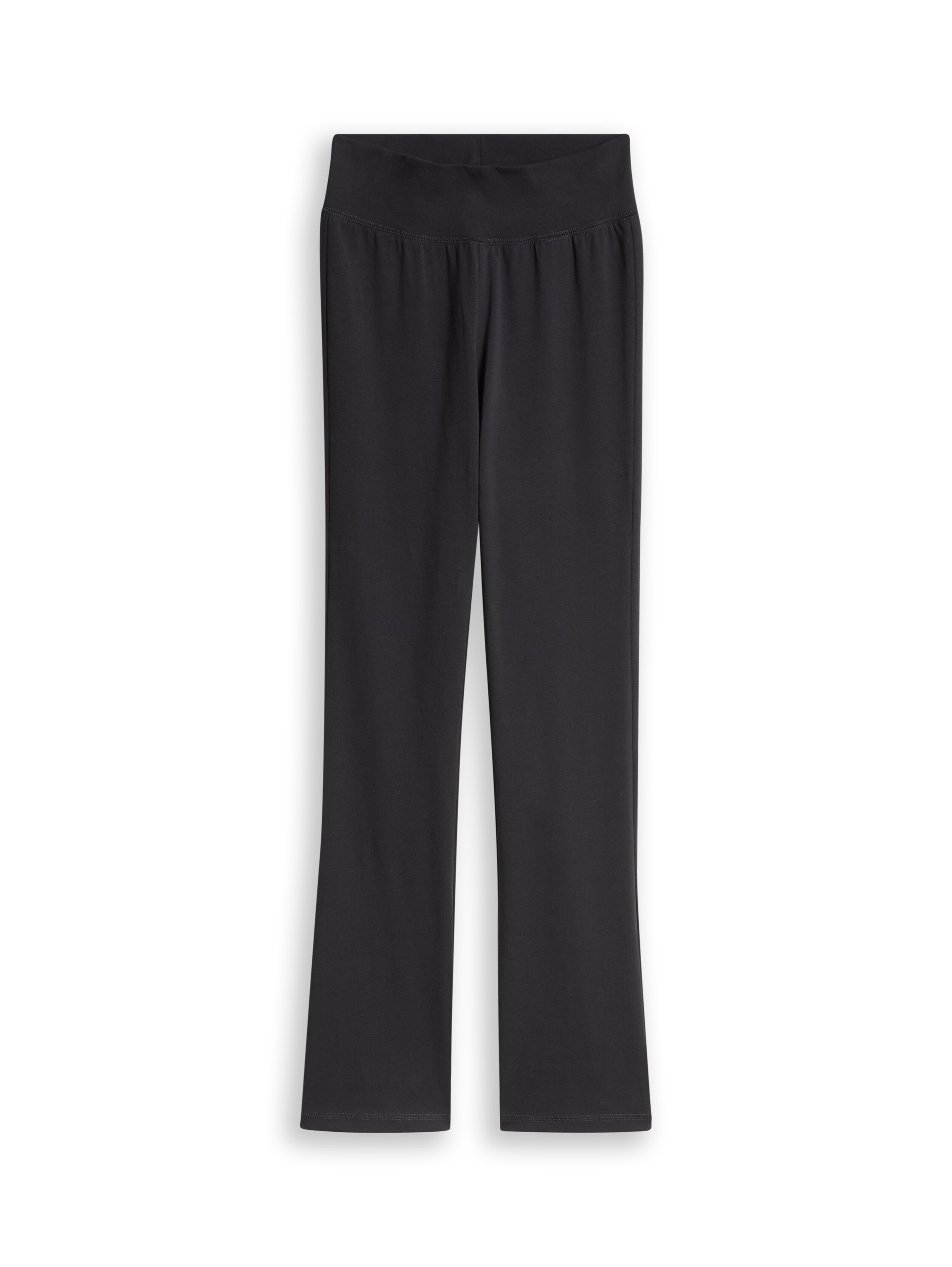 Image of TOM TAILOR Leggings aus elastischer Baumwollmischung, mit Markenlabel