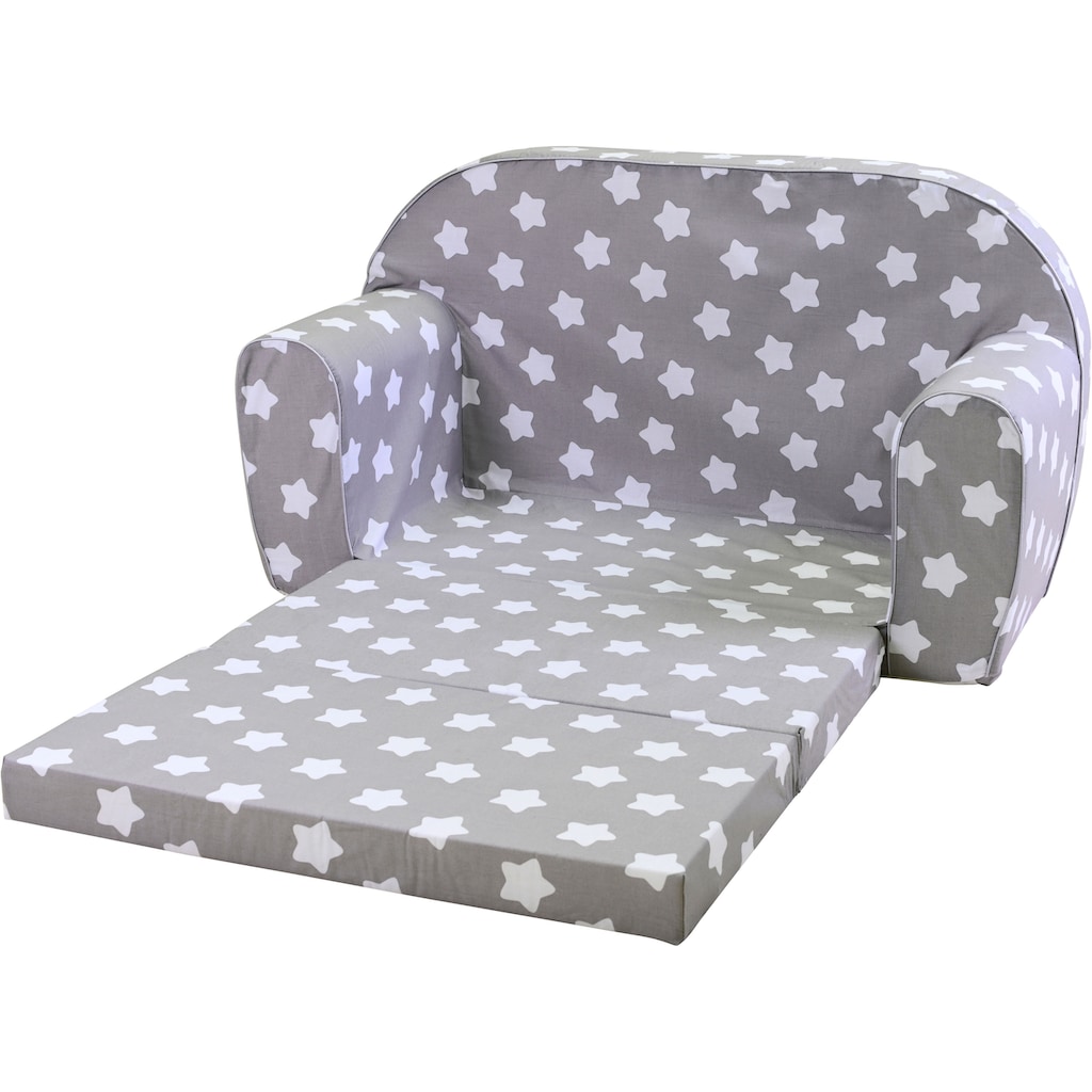 Knorrtoys® Sofa »Grey White Stars«, für Kinder; Made in Europe